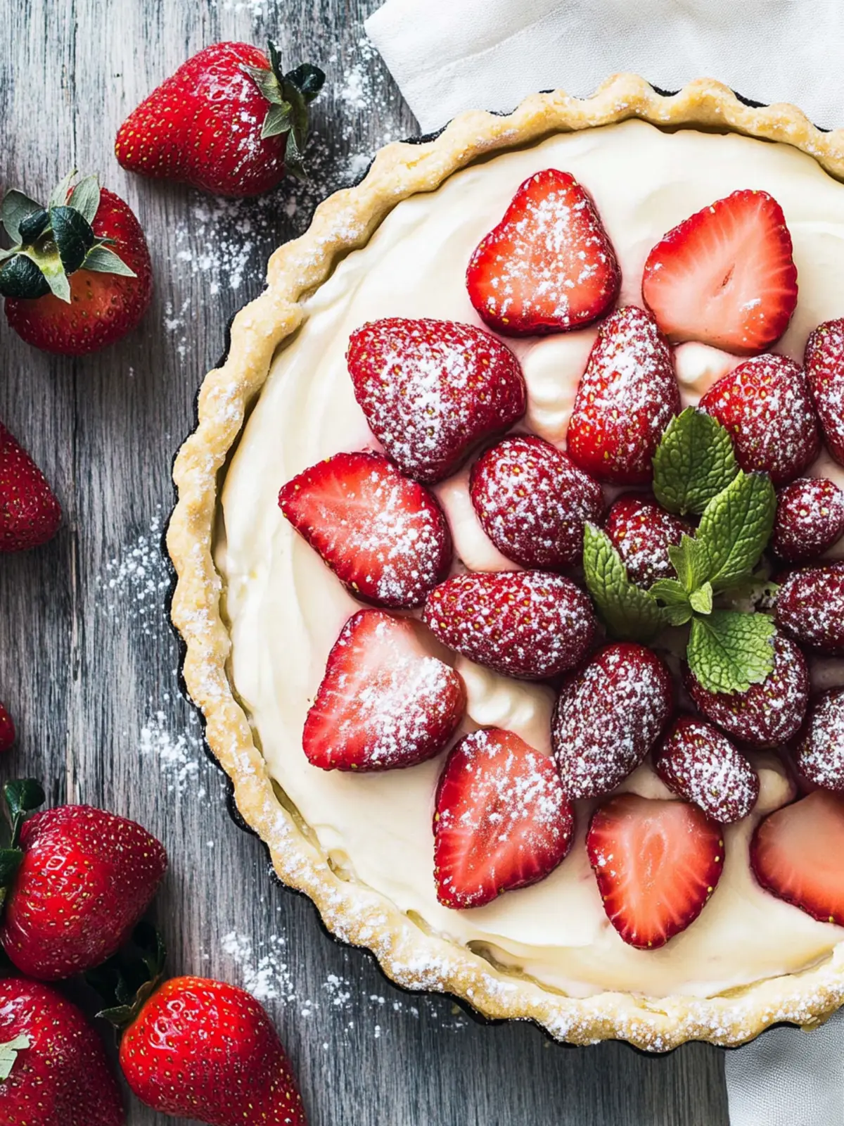 Strawberries and Cream Tart: Your Spring Dessert Delight 4 Strawberries and Cream Tart