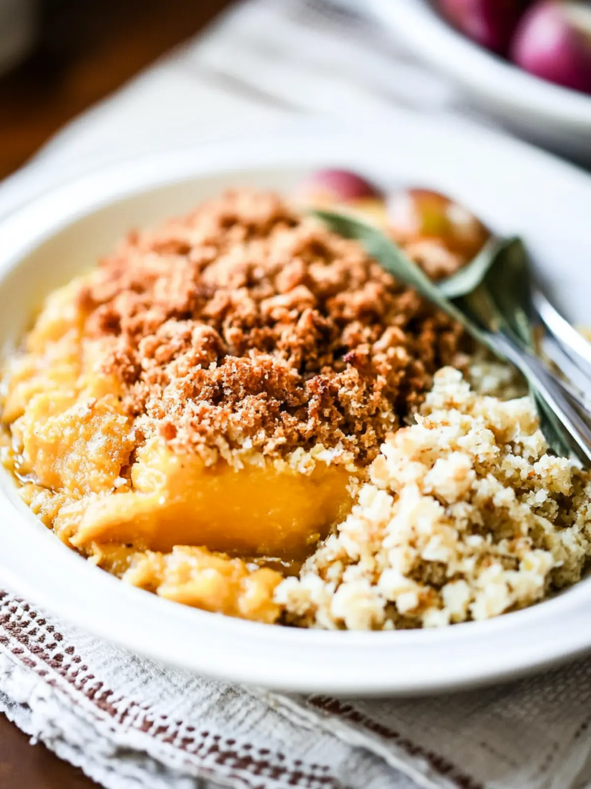 Irresistible Butternut Squash Casserole with Crunchy Pecan Topping 4 Butternut Squash Casserole