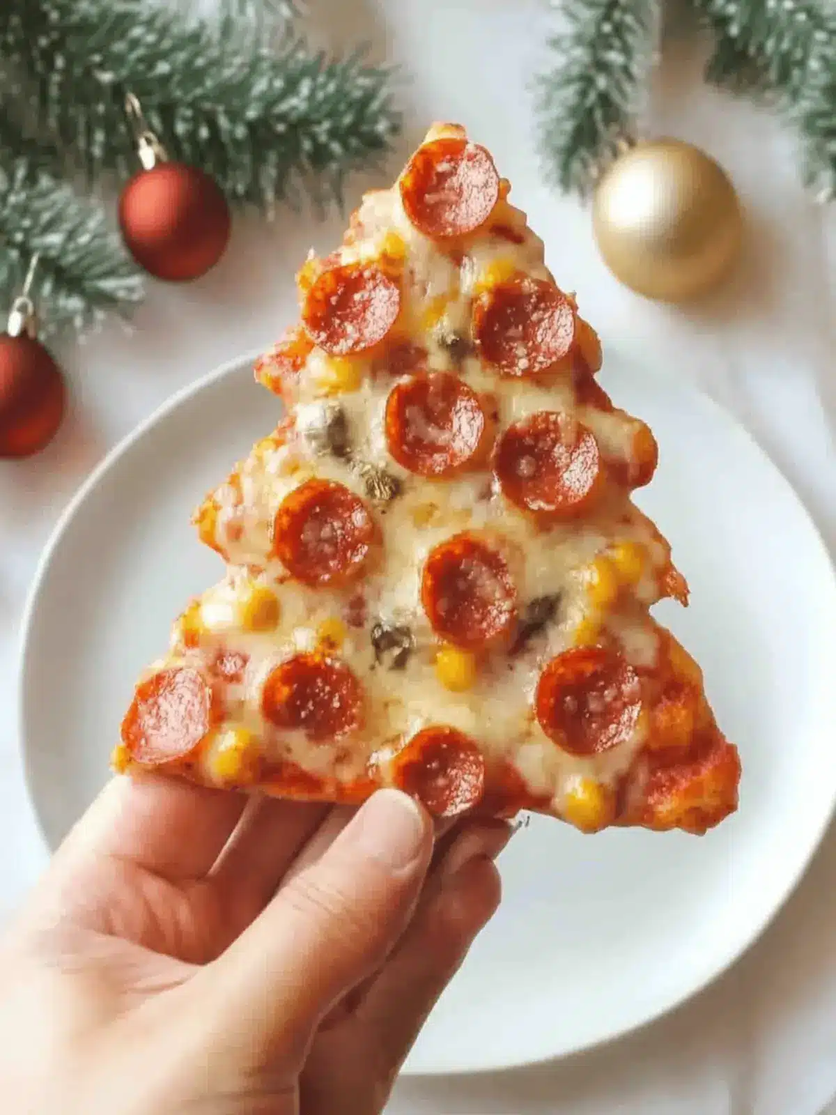 This Christmas Tree Pizza Is A Cute Christmas Dinner For Kids 5 This Christmas Tree Pizza Is A Cute Christmas Dinner For Kids
