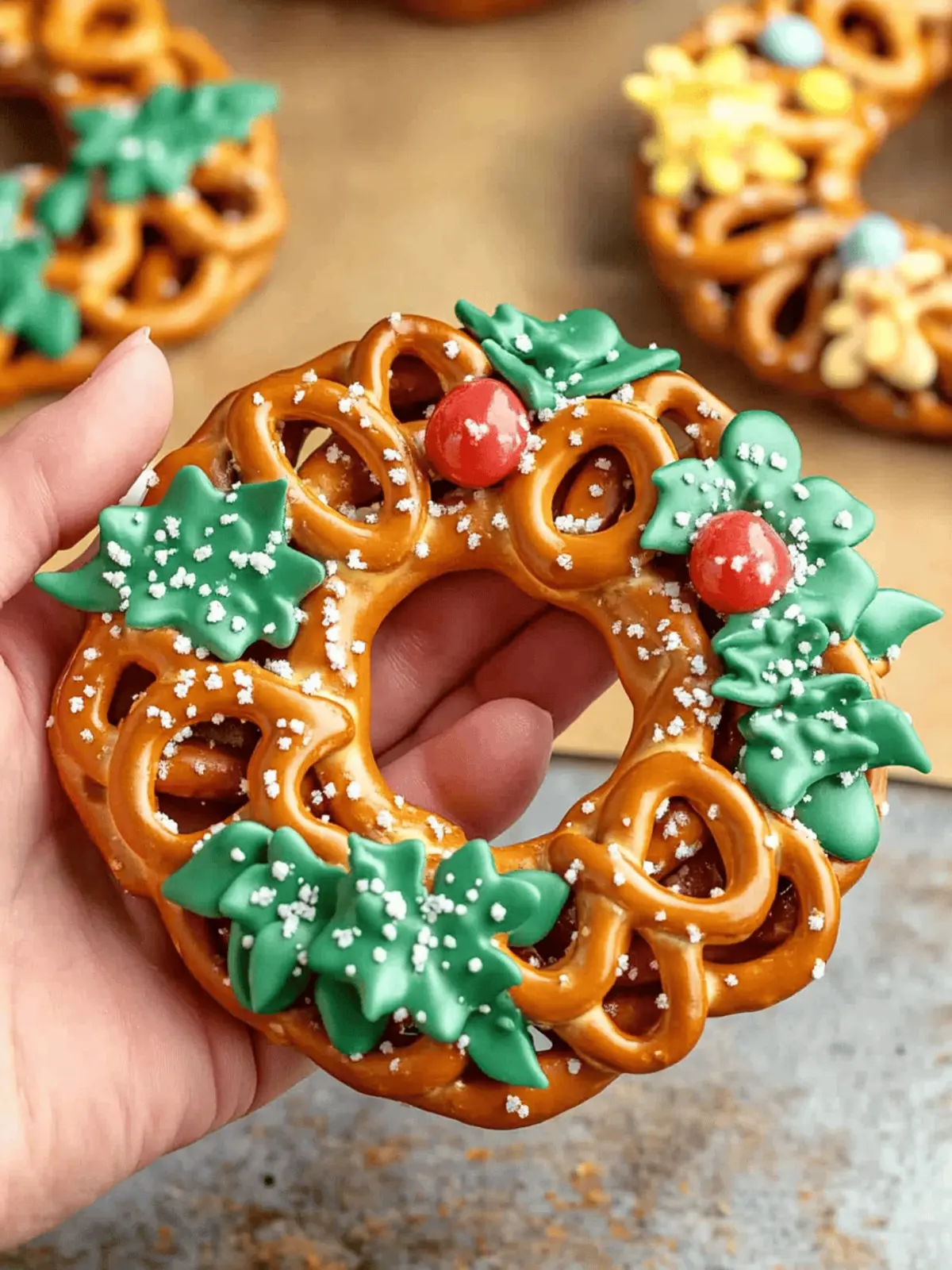 Pretzel Wreaths