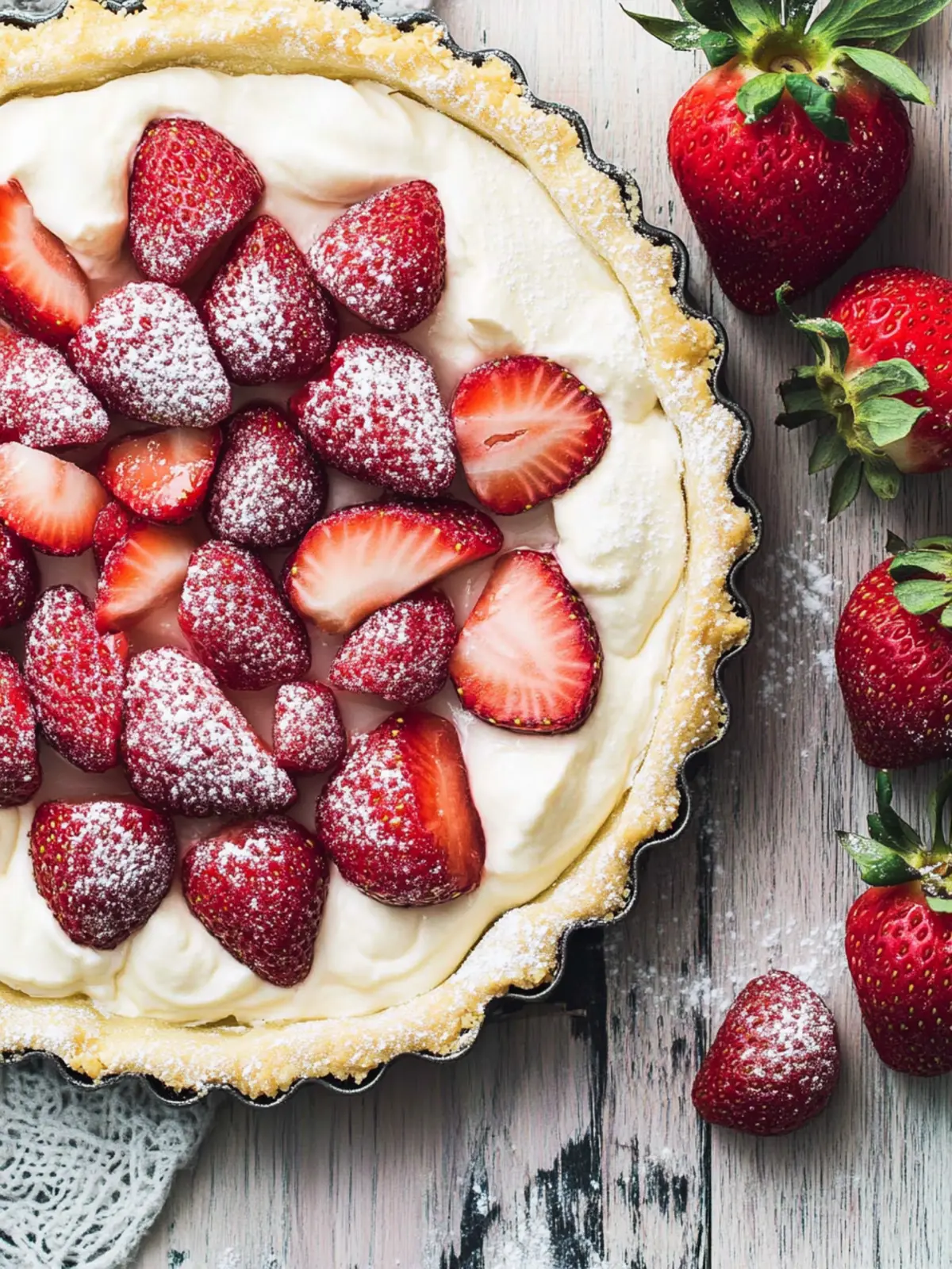Strawberries and Cream Tart: Your Spring Dessert Delight 2 Strawberries and Cream Tart