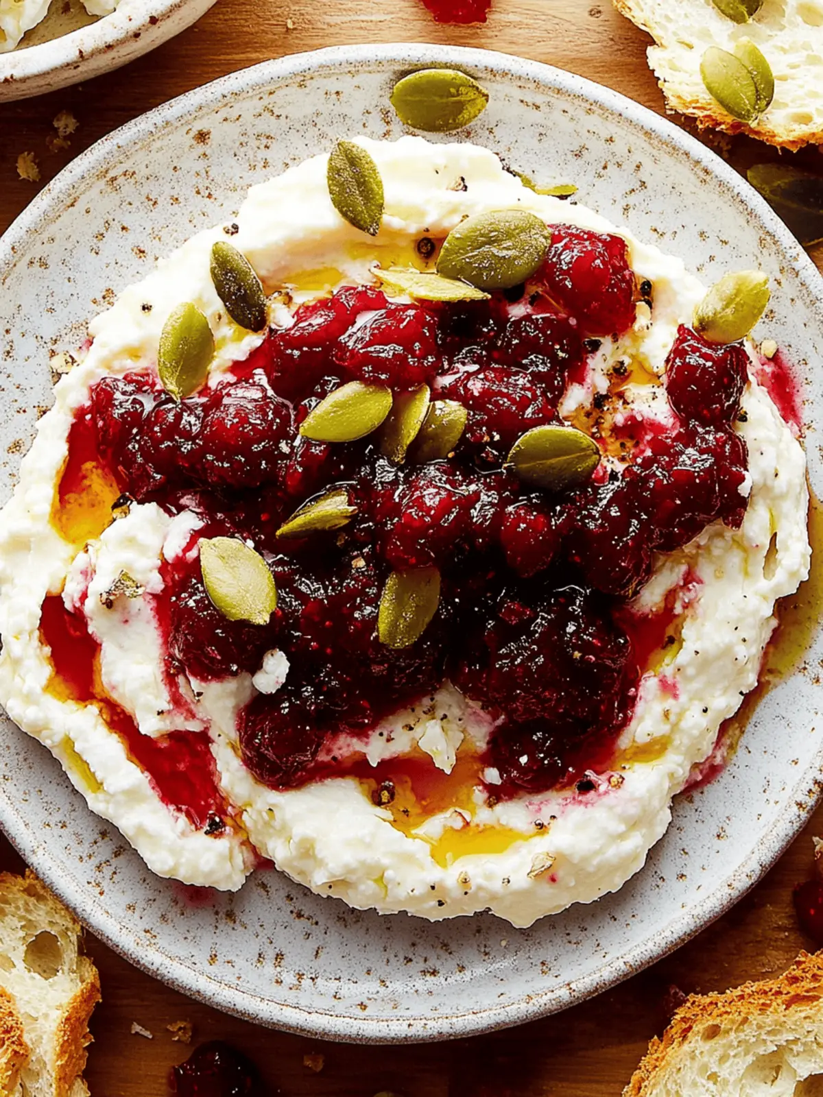 Cranberry Whipped Feta Dip