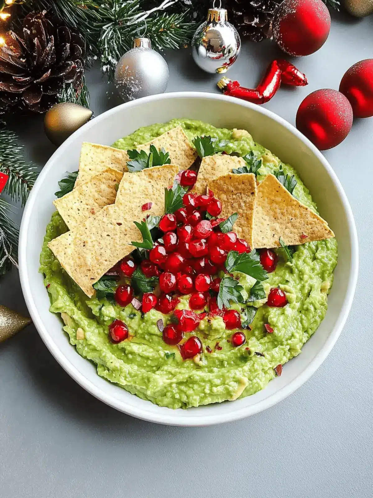 Festive Christmas Guacamole That Wows in Just 5 Minutes! 4 Christmas Guacamole