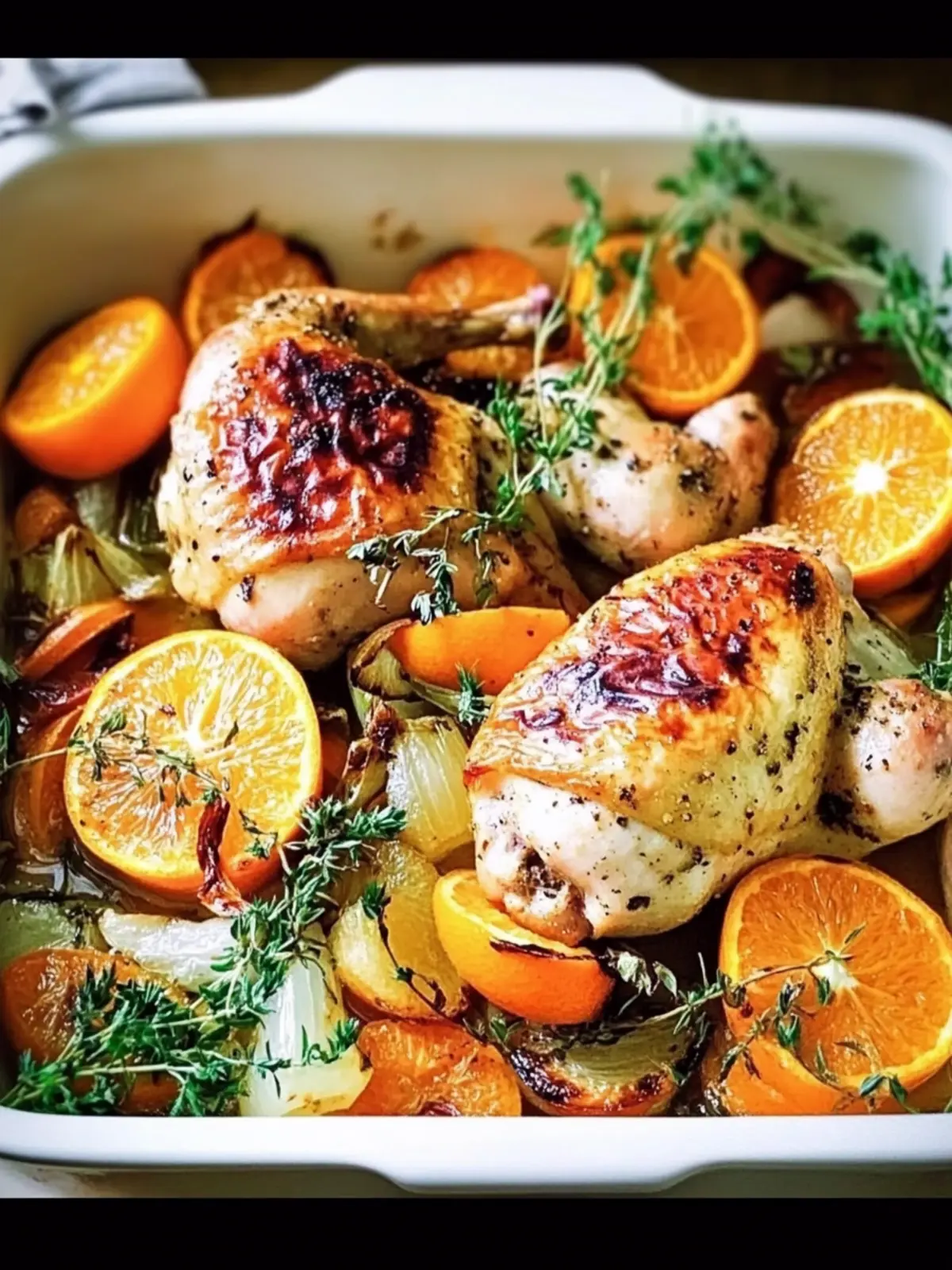 Roasted Chicken with Clementines