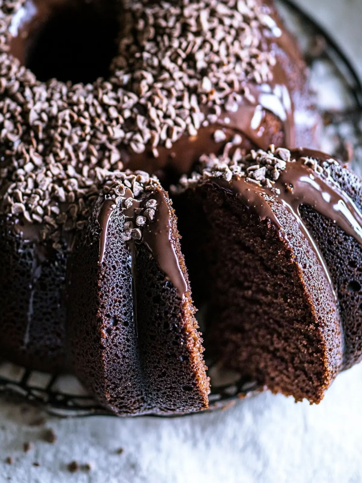Delightful Chocolate Sour Cream Doughnut Bundt Cake Recipe 3 Chocolate Sour Cream Doughnut Bundt Cake