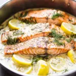 Creamy Lemon Dill Salmon