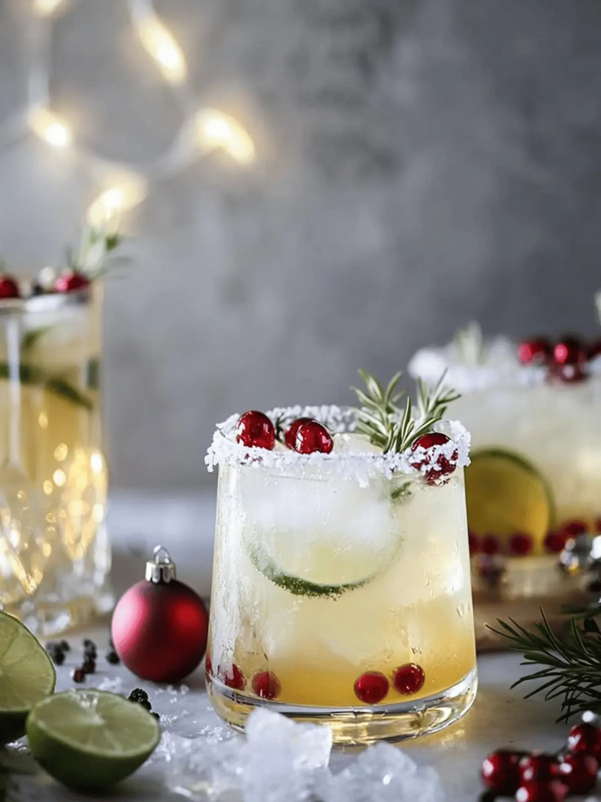 Sip into the Holidays with Festive Mistletoe Margaritas 2 Mistletoe Margaritas
