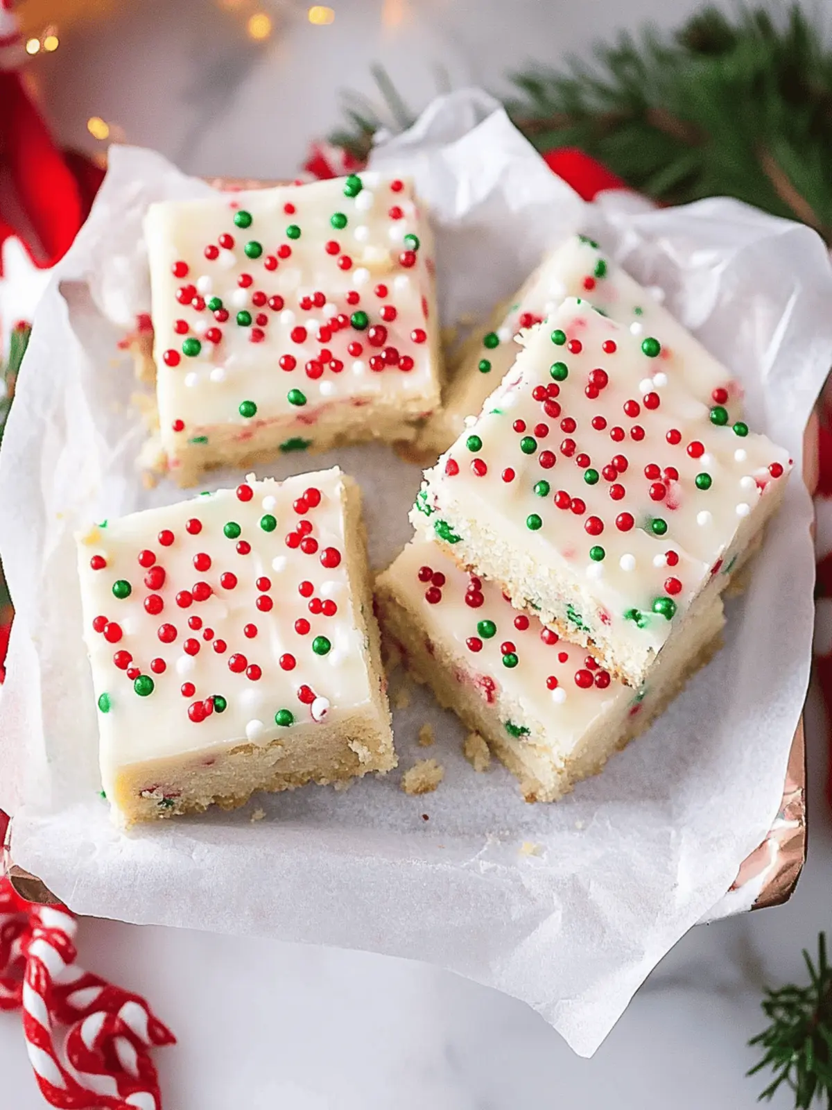 Holiday Magic: Easy Christmas Sugar Cookie Bars Recipe 2 Christmas Sugar Cookie Bars