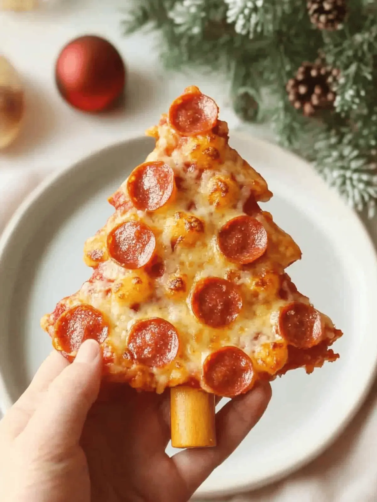 Christmas Tree Pizza