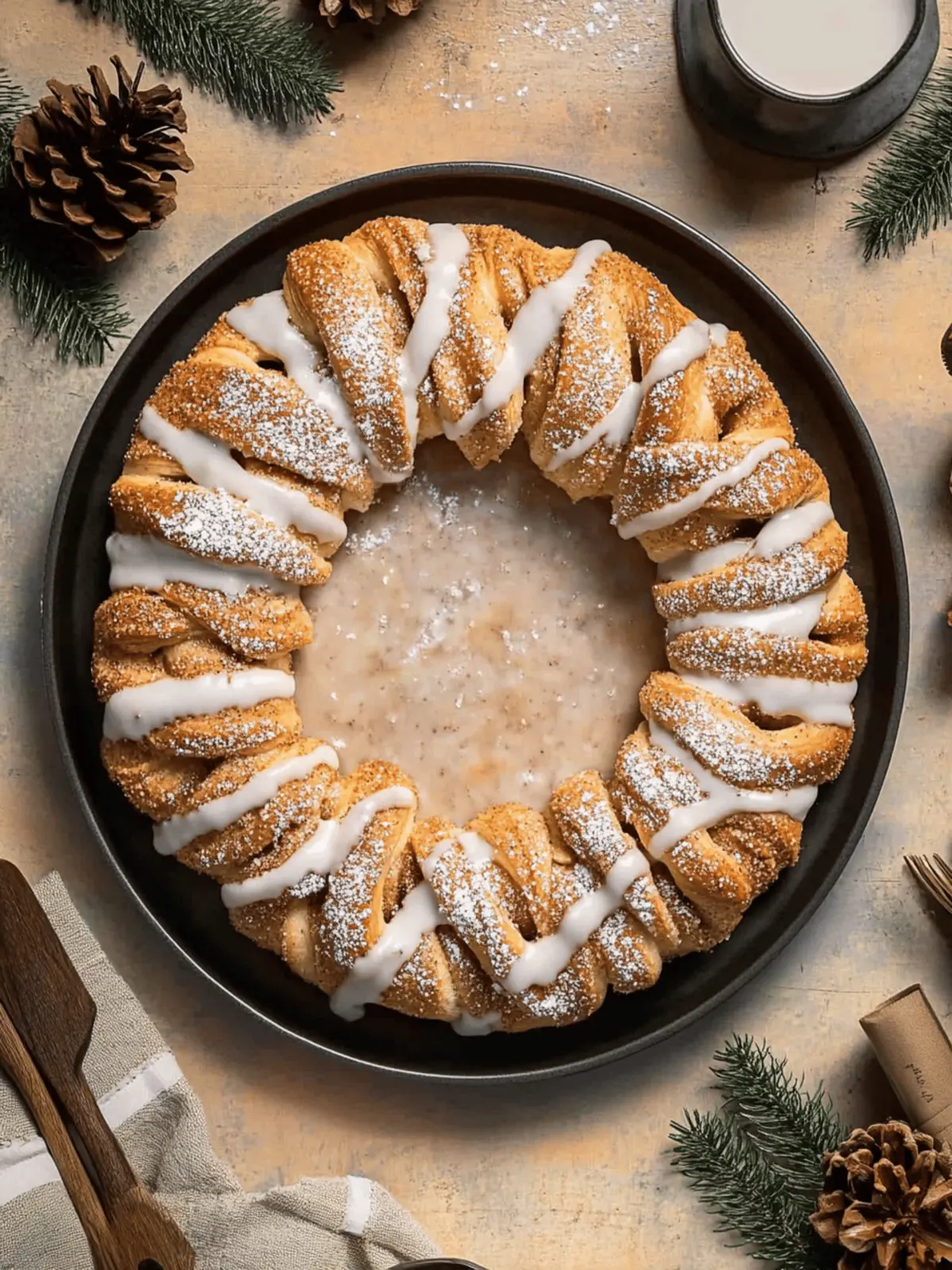 Cinnamon Crescent Roll Wreath that Will Wow Your Guests 5 Cinnamon Crescent Roll Wreath