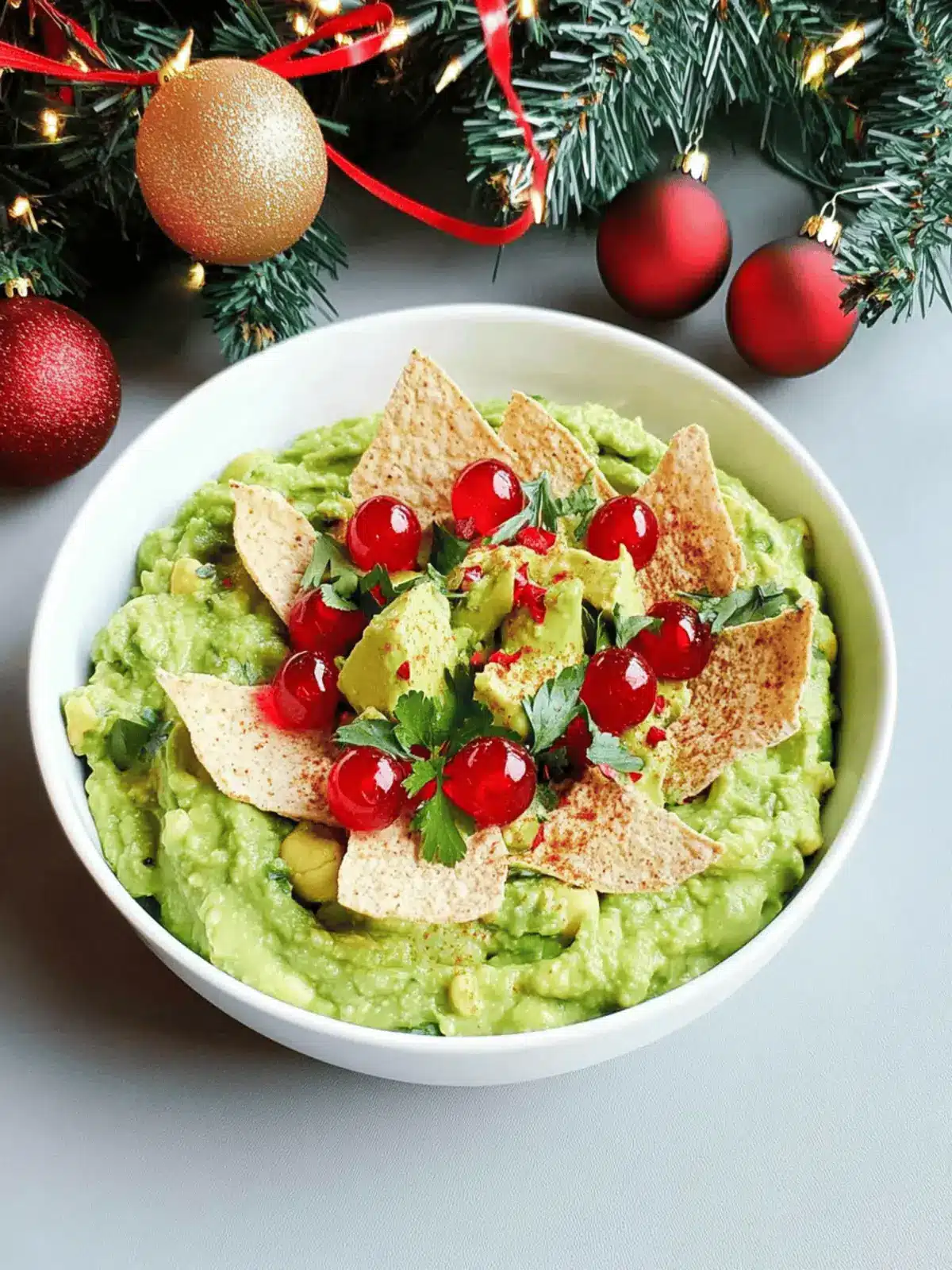 Festive Christmas Guacamole That Wows in Just 5 Minutes! 3 Christmas Guacamole