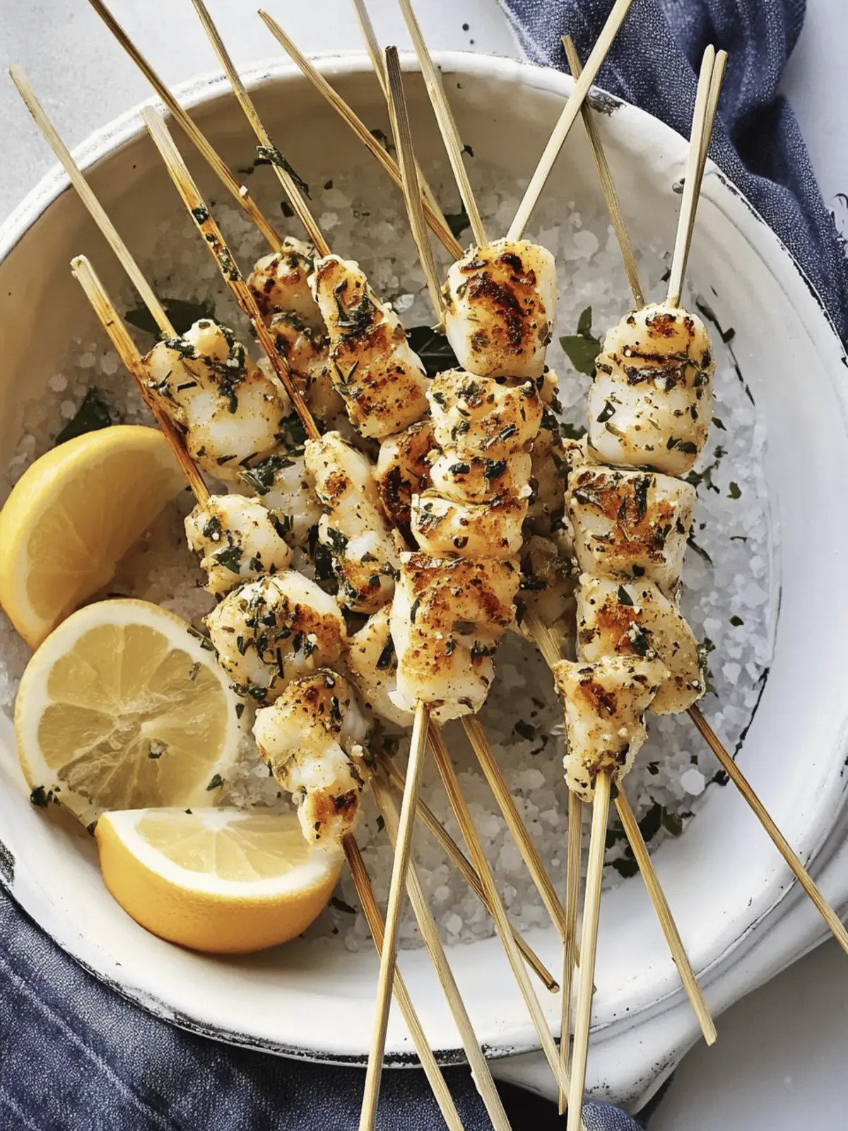 Delicious Rosemary, Basil & Garlic Cuttlefish Skewers to Impress 2 Rosemary, basil & garlic cuttlefish skewers