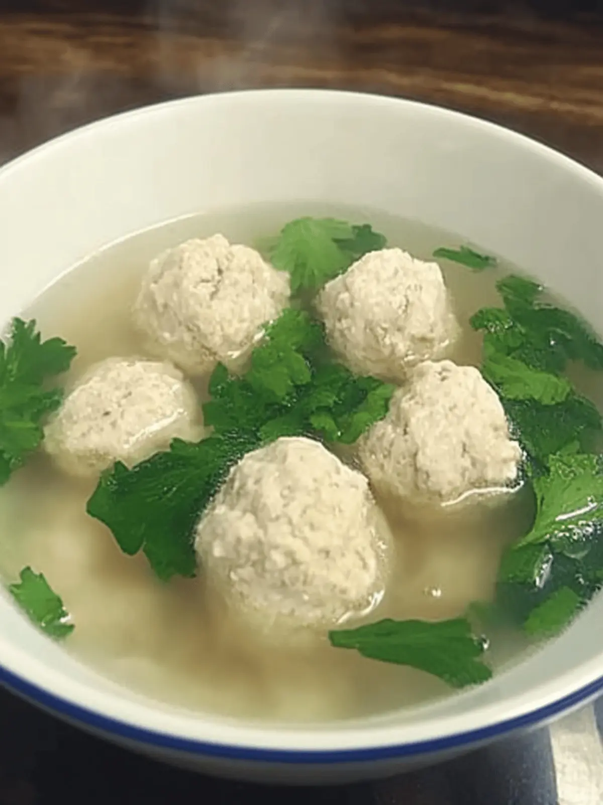 He Jia Tuan Yuan (Tofu Ball Soup for Lunar Chinese New Year)