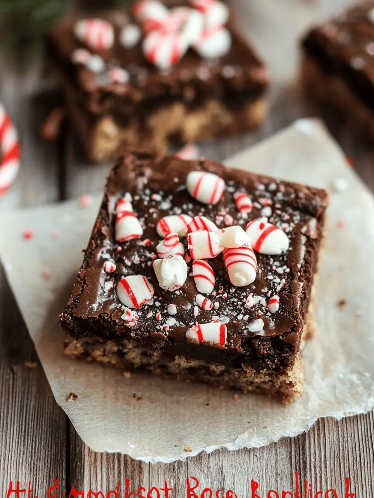 Decadent Chocolate Covered Peppermint Blondies You'll Love 2 Chocolate Covered Peppermint Blondies