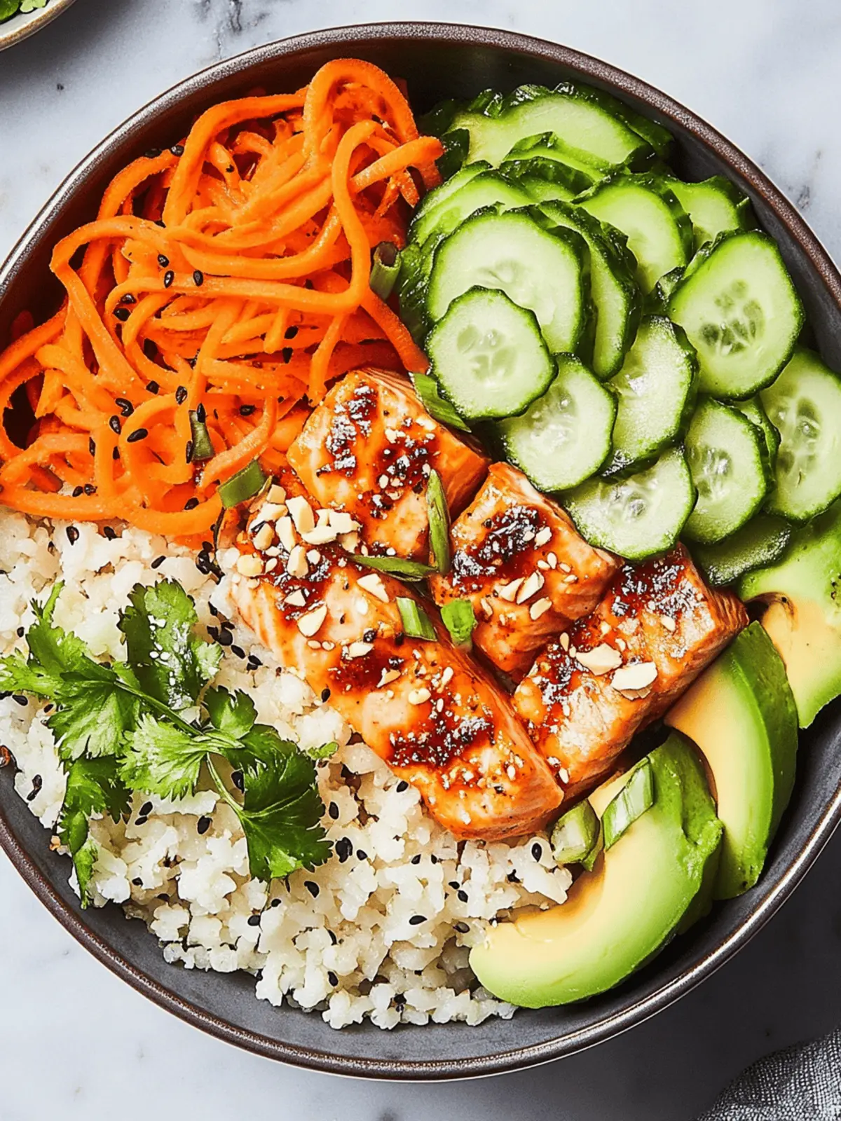 Spicy Salmon Bowls