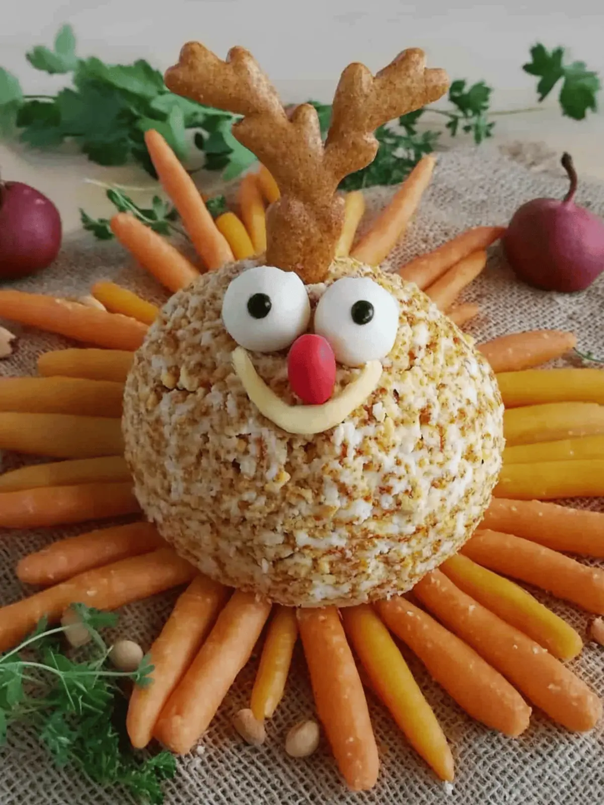 This Turkey Cheese Ball Is A Fun Thanksgiving Appetizer