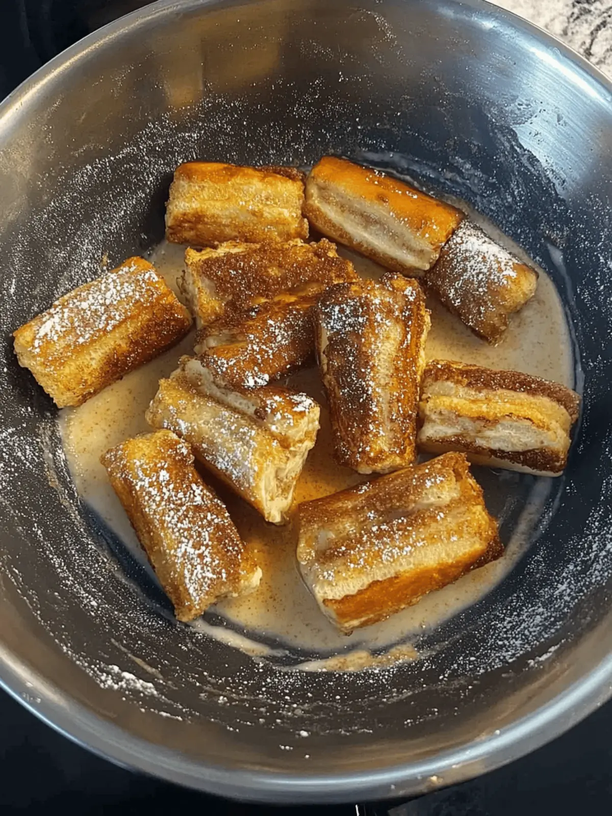 Cinnamon Roll French Toast Roll-Ups