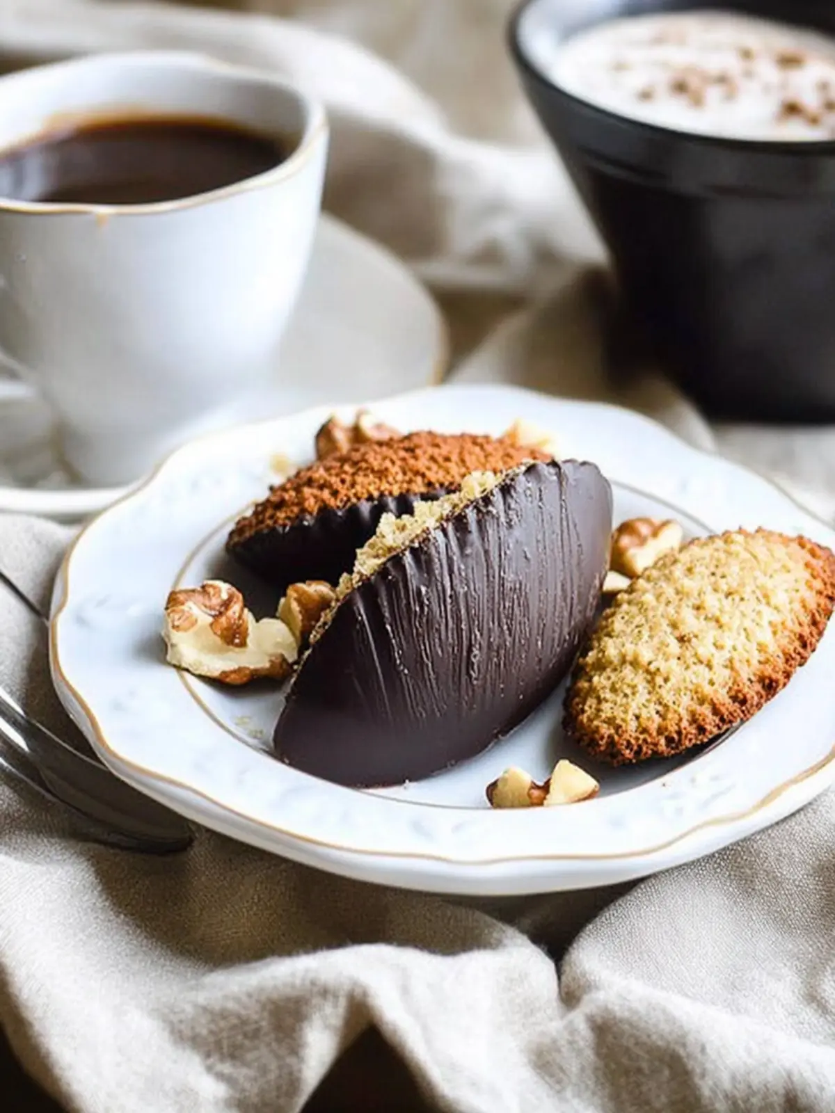 Chocolate Hazelnut Madeleine