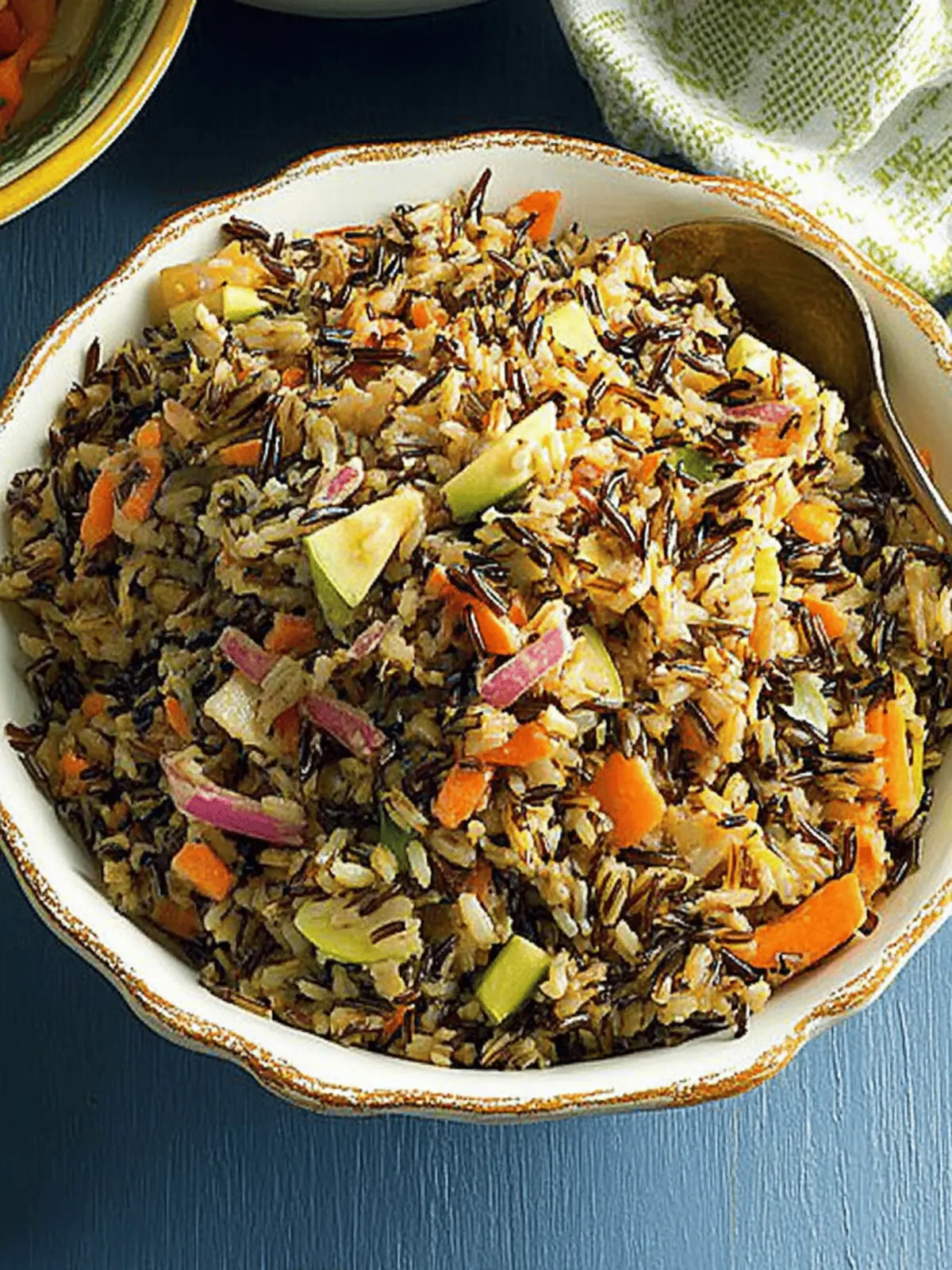 Nutty Northwoods Wild Rice Salad with Apples and Sauerkraut 3 Northwoods Wild Rice Salad