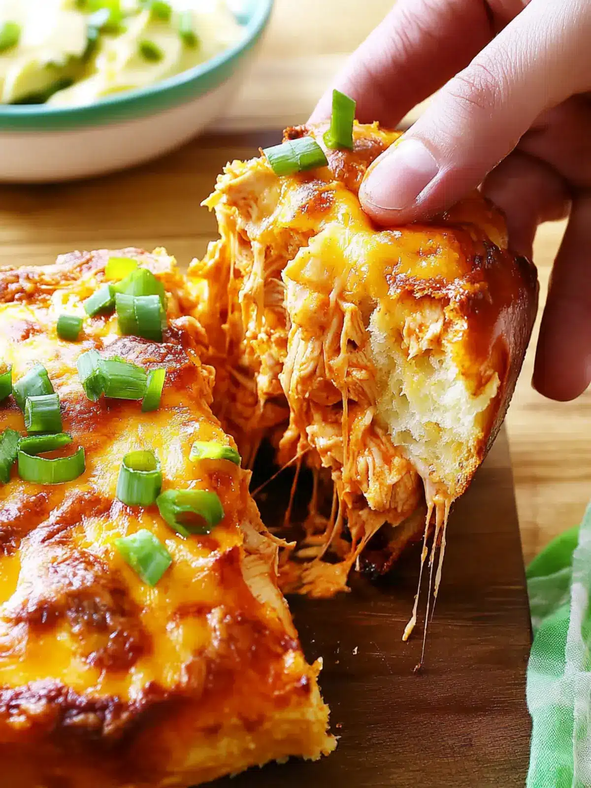 Buffalo Chicken Pull-Apart Bread for Ultimate Game Day Fun 3 Buffalo Chicken Pull-Apart Bread