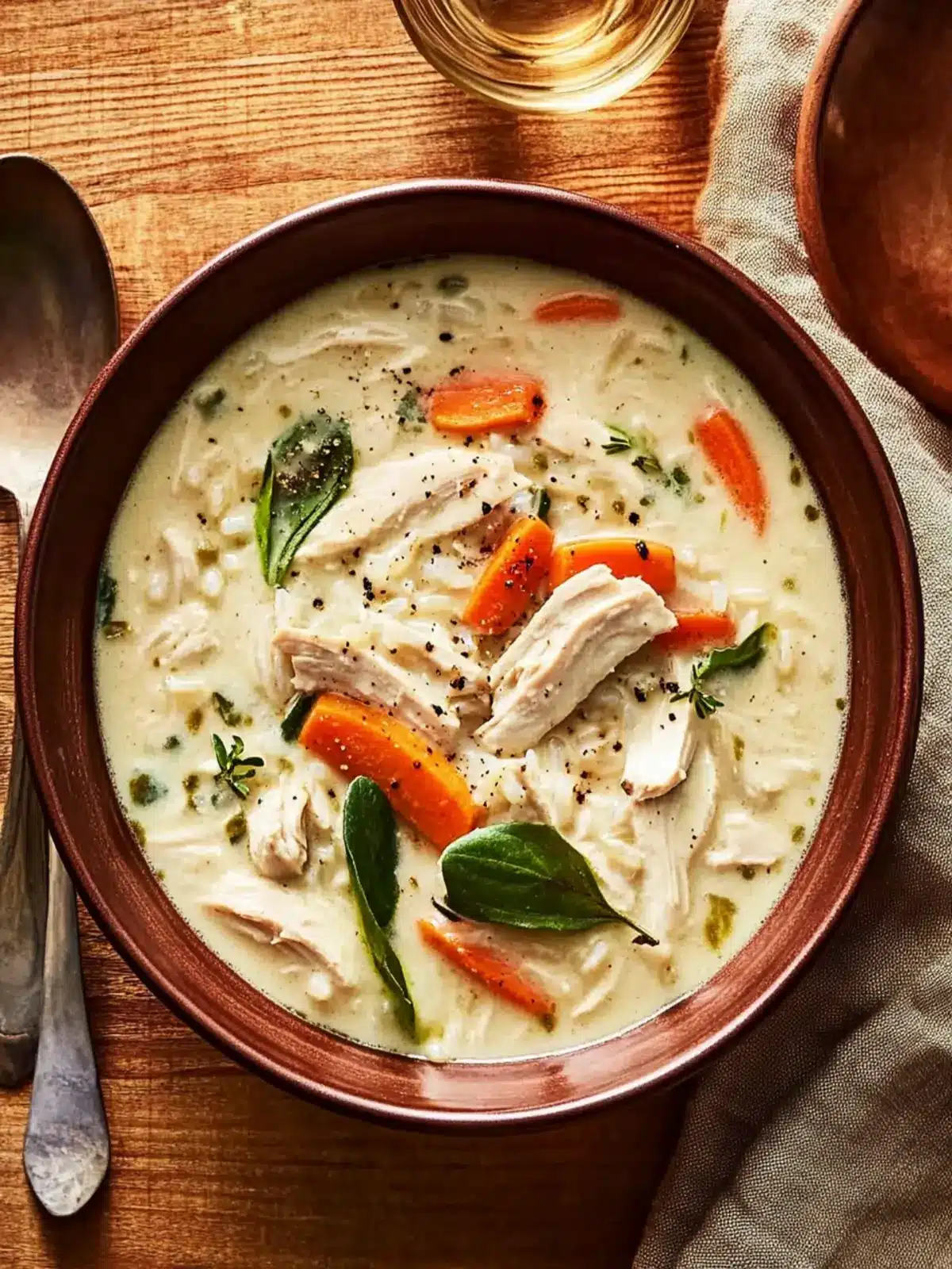 Creamy Chicken-And-Rice Soup for Cozy Nights at Home 4 Creamy Chicken-And-Rice Soup