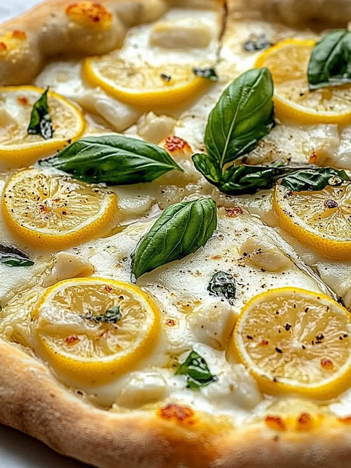 3 Cheese Lemon and Basil Pizza for a Flavorful Twist 5 3 Cheese Lemon and Basil Pizza