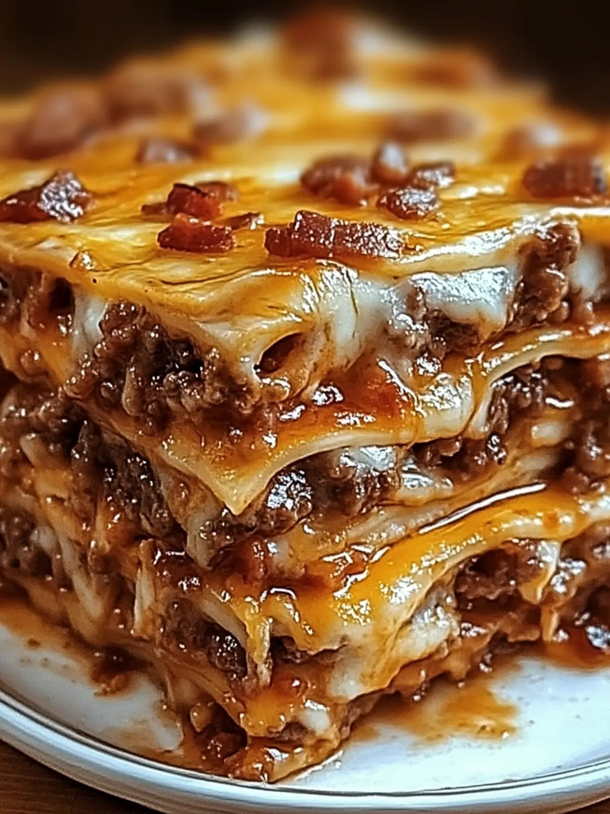 Parmesan Garlic Bacon Cheeseburger Lasagna You’ll Crave Weekly 4 Parmesan Garlic Bacon Cheeseburger Lasagna