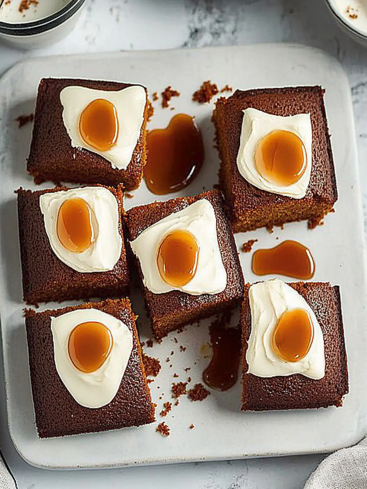 Gingerbread Cake Bliss with Decadent Caramel Sauce 2 Gingerbread Cake