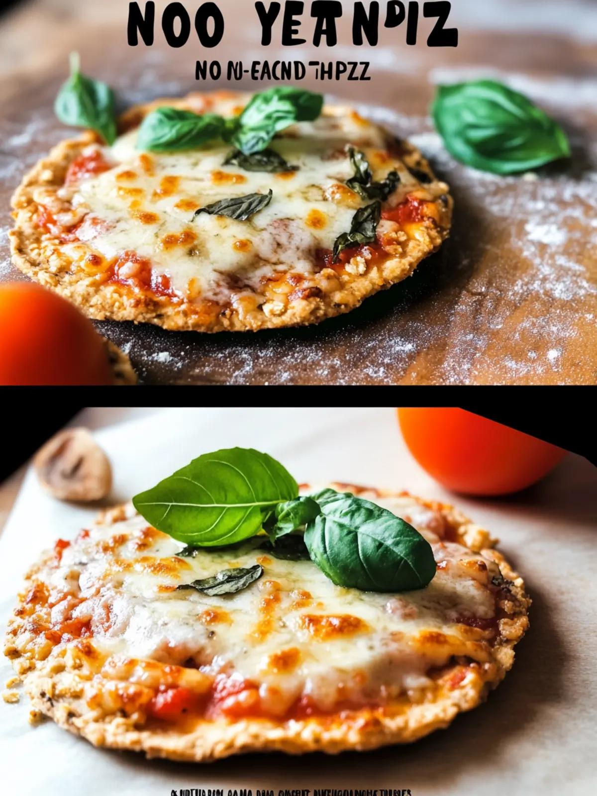 Homemade No Yeast Thin-Crust Oatmeal Mini-Pizza Bliss 4 HOMEMADE, NO YEAST, THIN-CRUST OATMEAL MINI-PIZZA