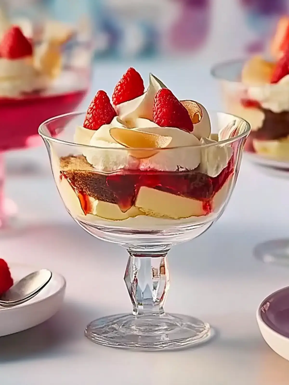 Bakewell Trifles: A Creamy Cherry Delight for Everyone 2 Bakewell trifles