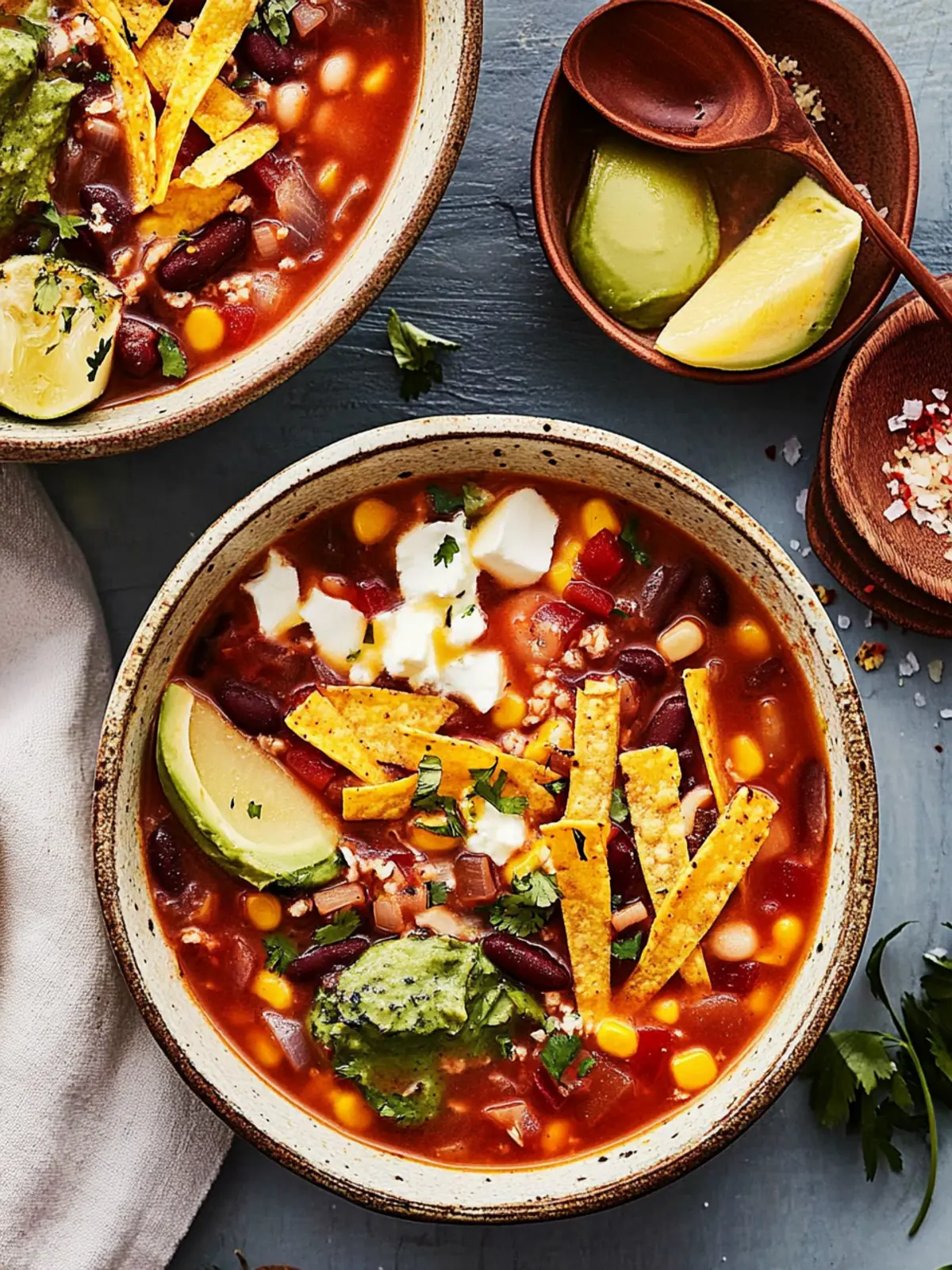 Hearty Vegetarian Tortilla Soup: Comfort in Every Spoonful 5 Vegetarian Tortilla Soup