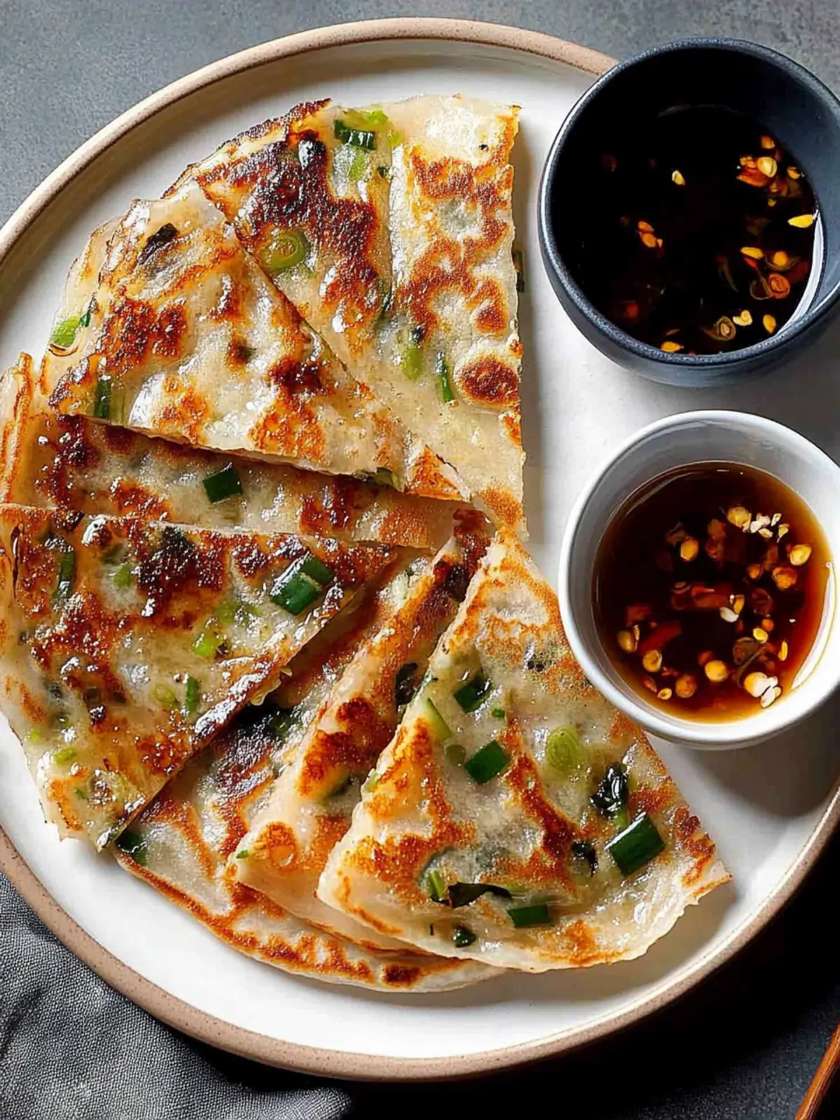 Crispy Scallion Pancakes That Bring Home the Flavors of China 4 Scallion Pancakes