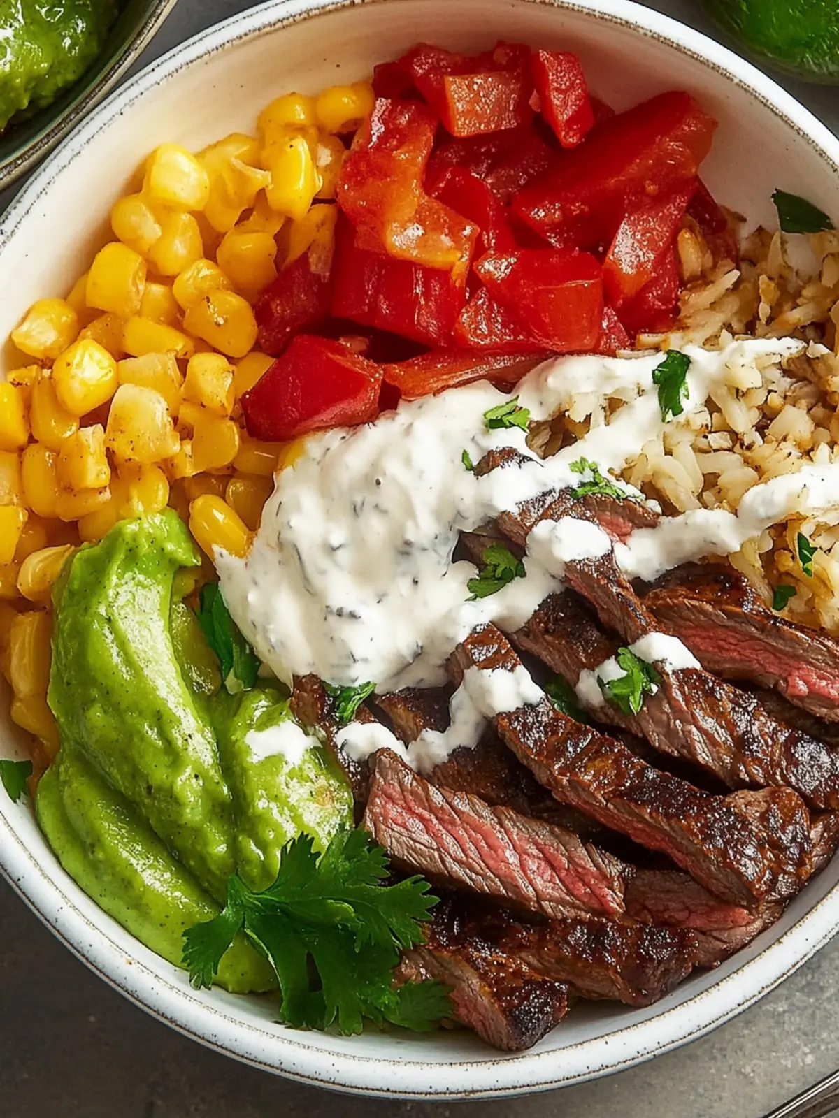 Steak Fajita Power Bowls: Flavor-Packed Meal Prep Delight 4 Steak Fajita Power Bowls