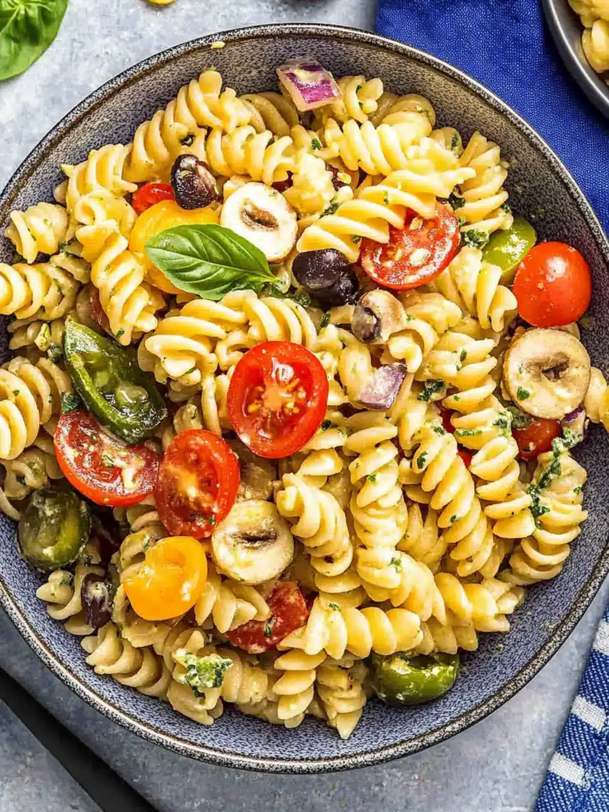 Refreshing Vegan Pasta Salad with Summer Veggies Delight 4 Vegan Pasta Salad