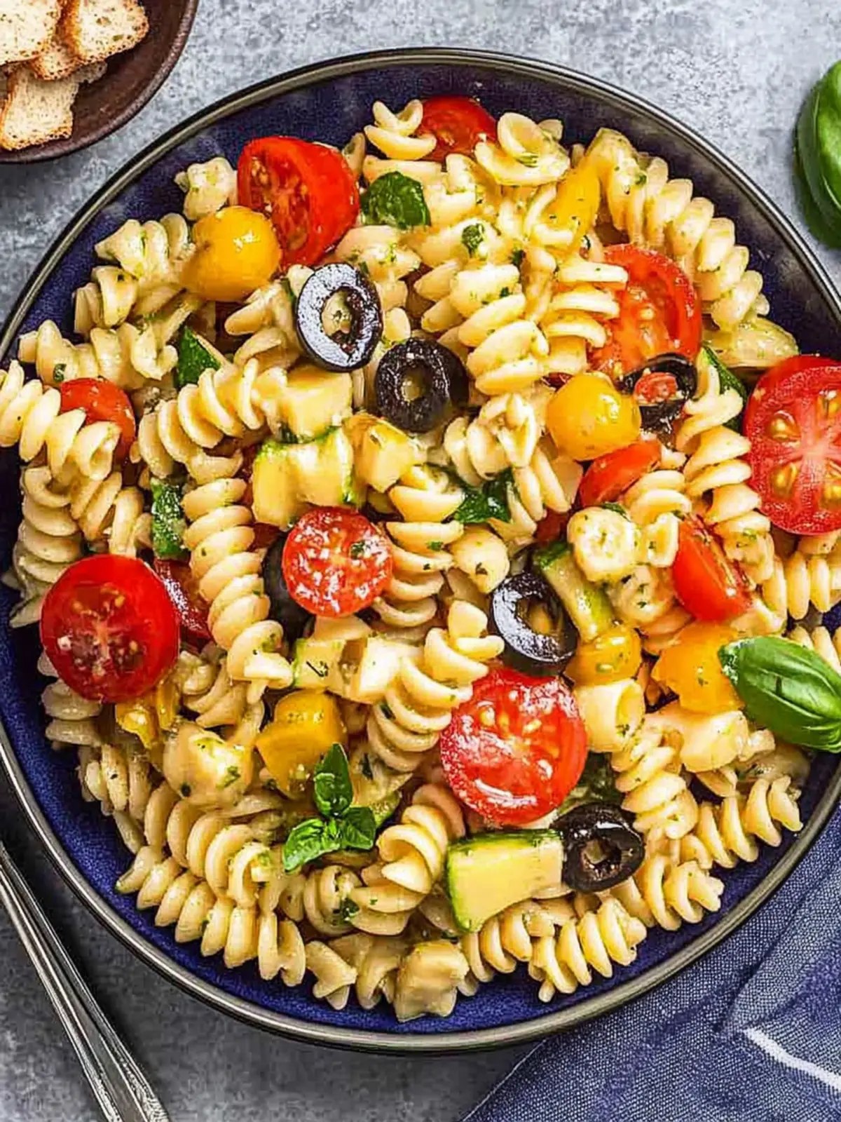 Refreshing Vegan Pasta Salad with Summer Veggies Delight 2 Vegan Pasta Salad