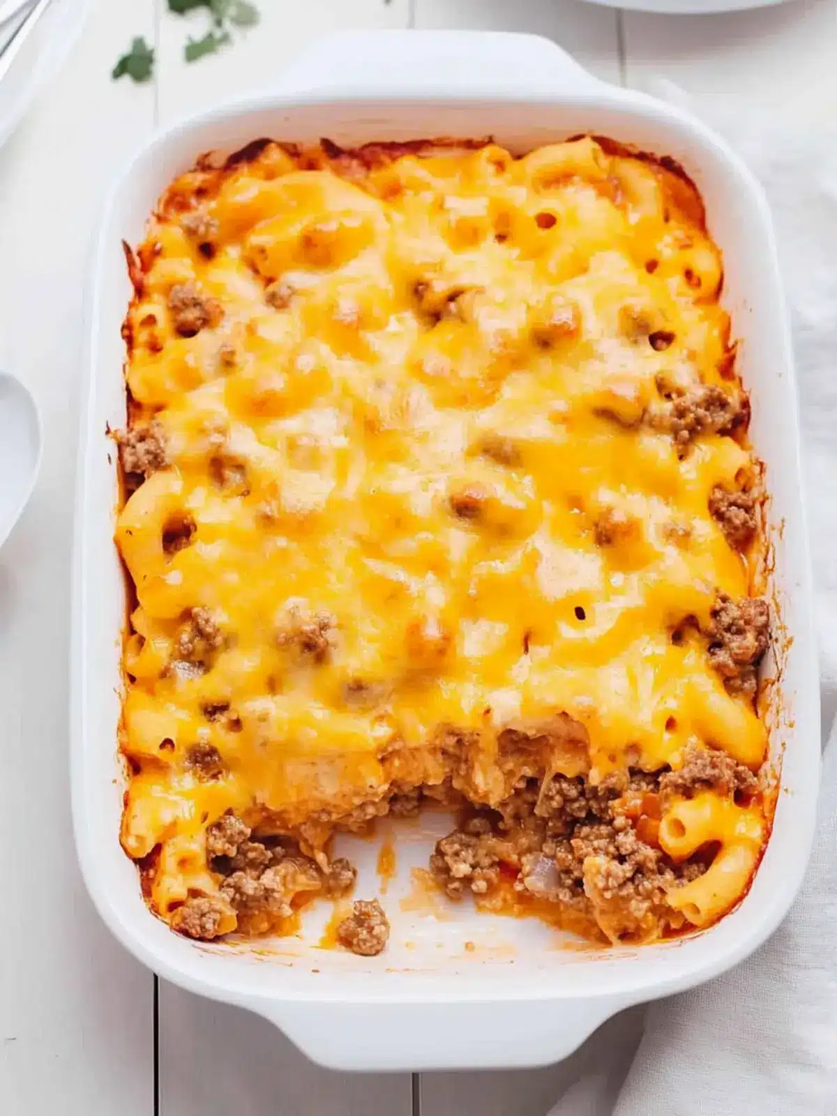 Cheeseburger Casserole: Quick, Easy Comfort Food Delight 5 Cheeseburger Casserole (Quick + Easy Recipe!)