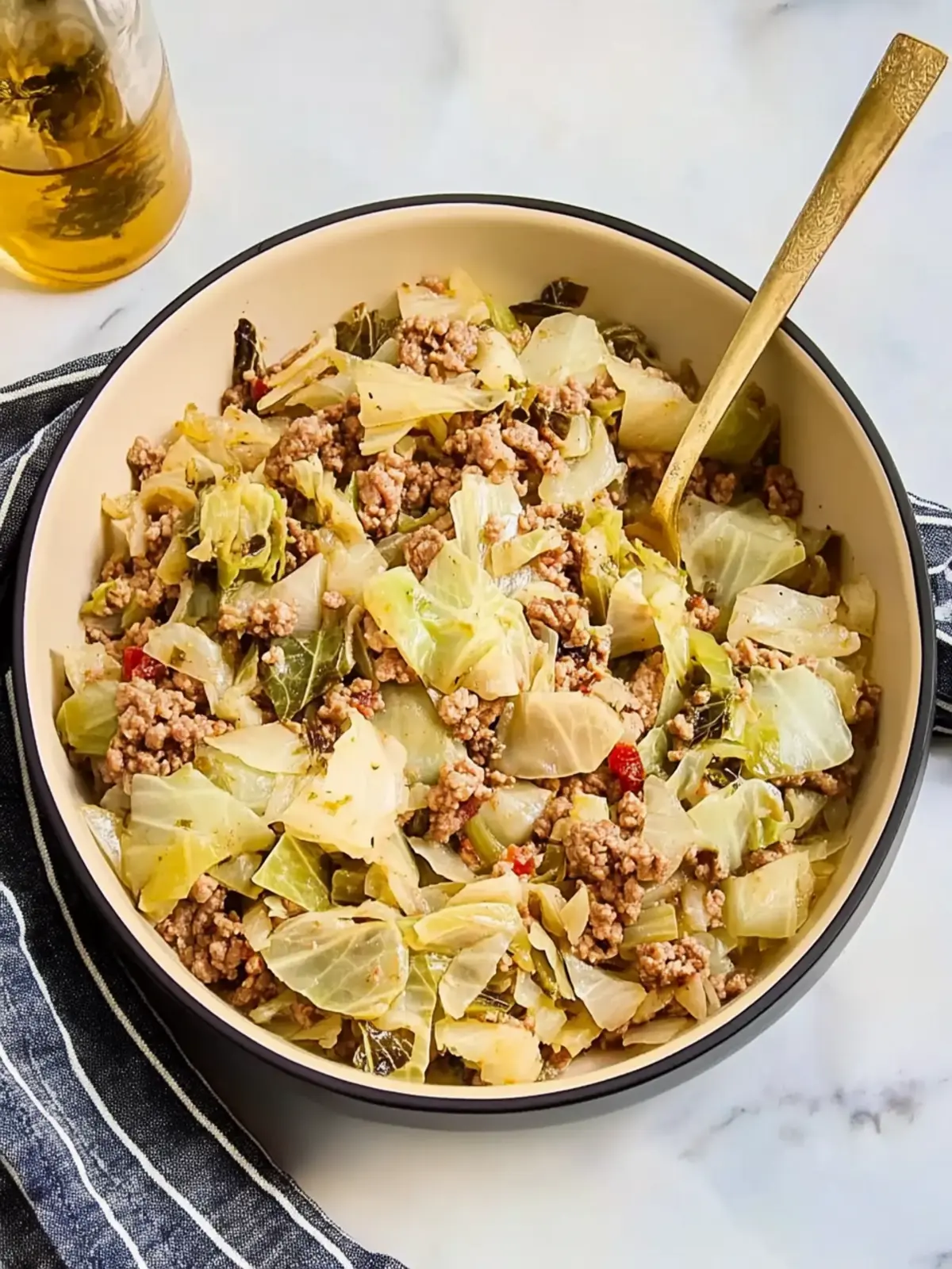 Savory Ground Beef and Cabbage Skillet in 1 Hour 3 Ground Beef and Cabbage