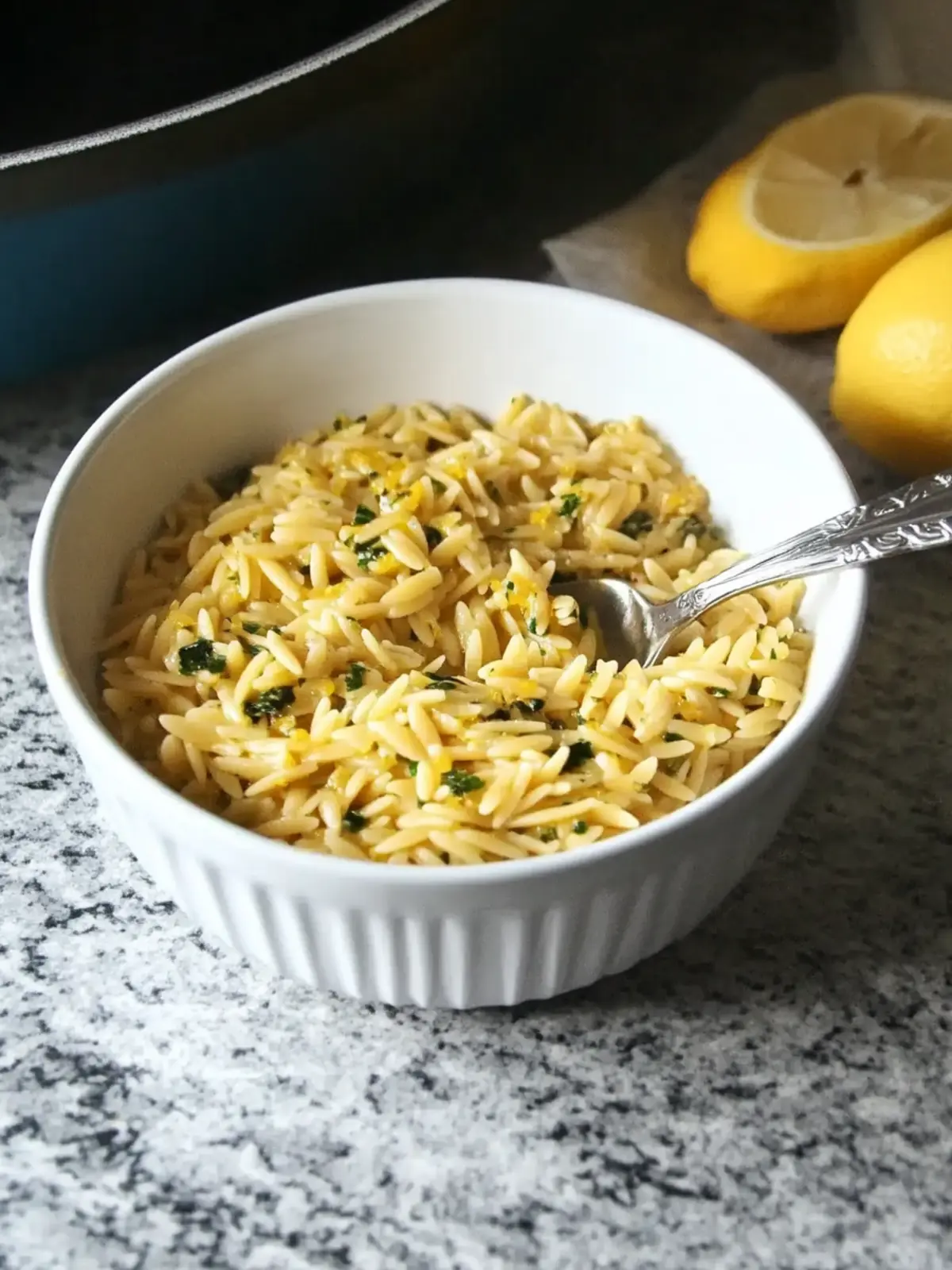 One-Pot Lemon Butter Orzo Recipe for Effortless Flavor Delight 3 One-Pot Lemon Butter Orzo Recipe