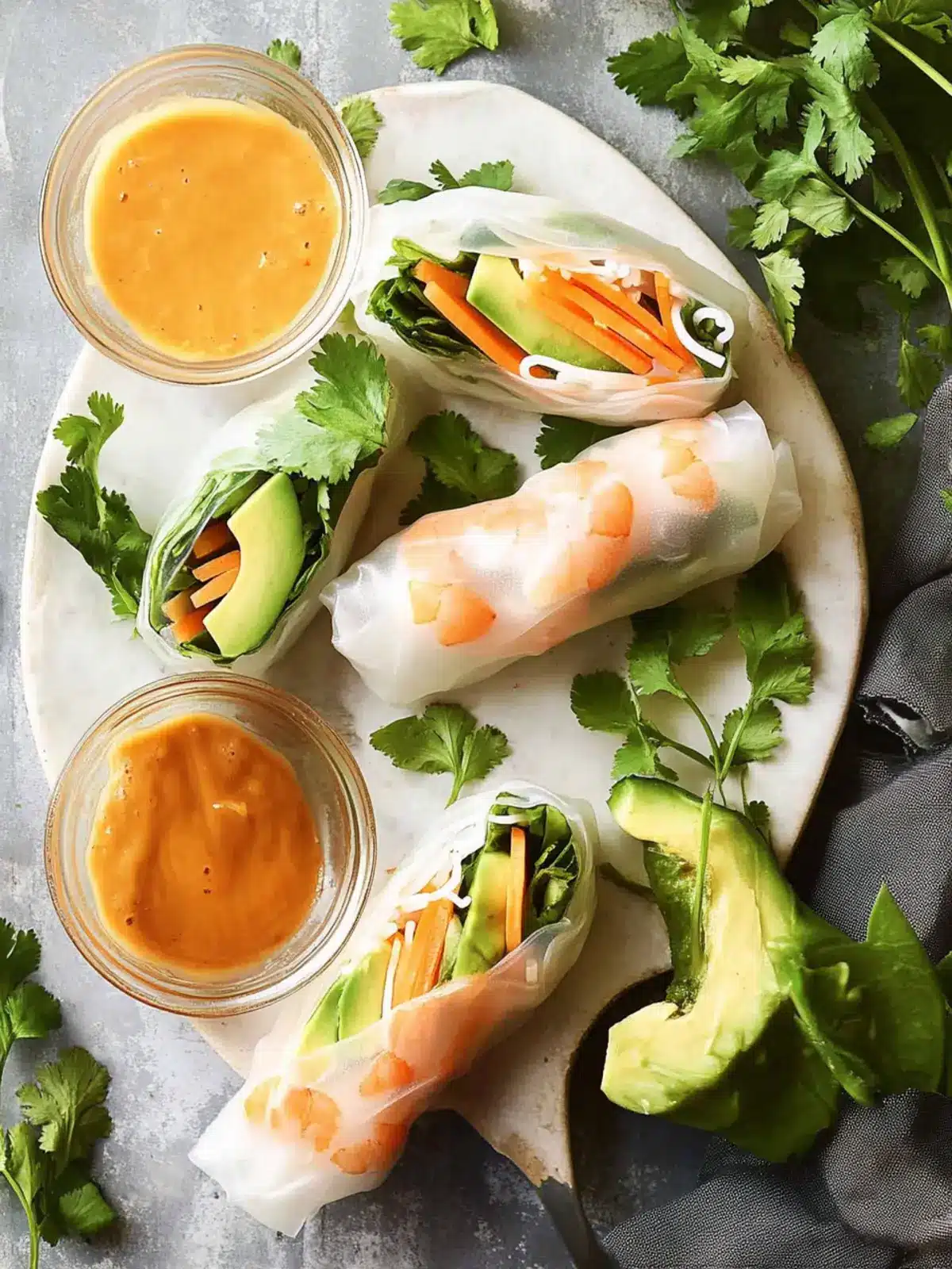 Fresh Spring Rolls with Creamy Peanut Sauce You’ll Love 3 Fresh Spring Rolls