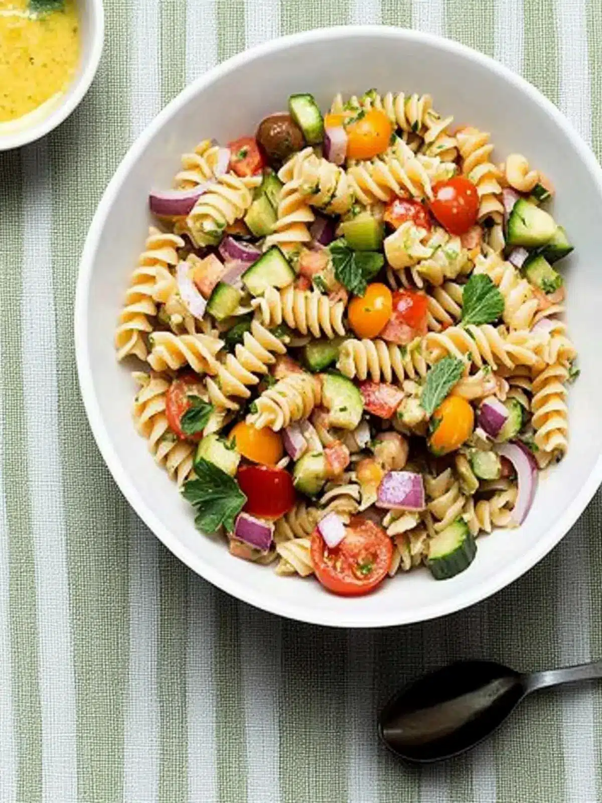 Colorful Veggie Pasta Salad for Quick Summer Enjoyment 2 Veggie Pasta Salad