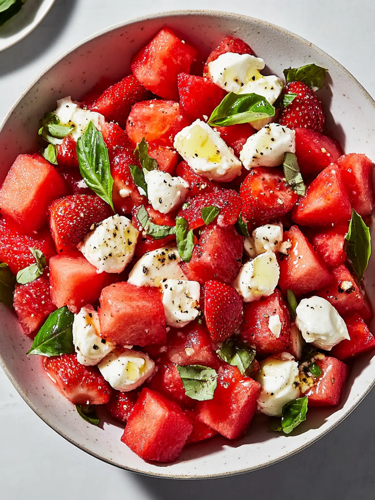 Refreshing Watermelon Strawberry Caprese Salad for Summer Vibes 4 Watermelon Strawberry Caprese Salad