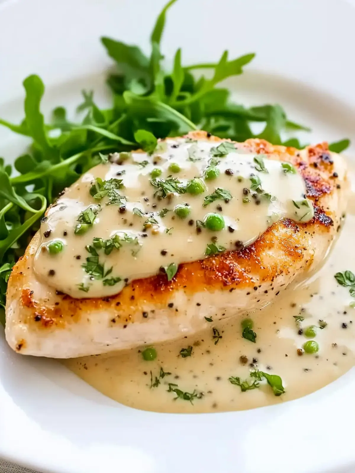 Chicken Breasts With Mustard Cream Sauce