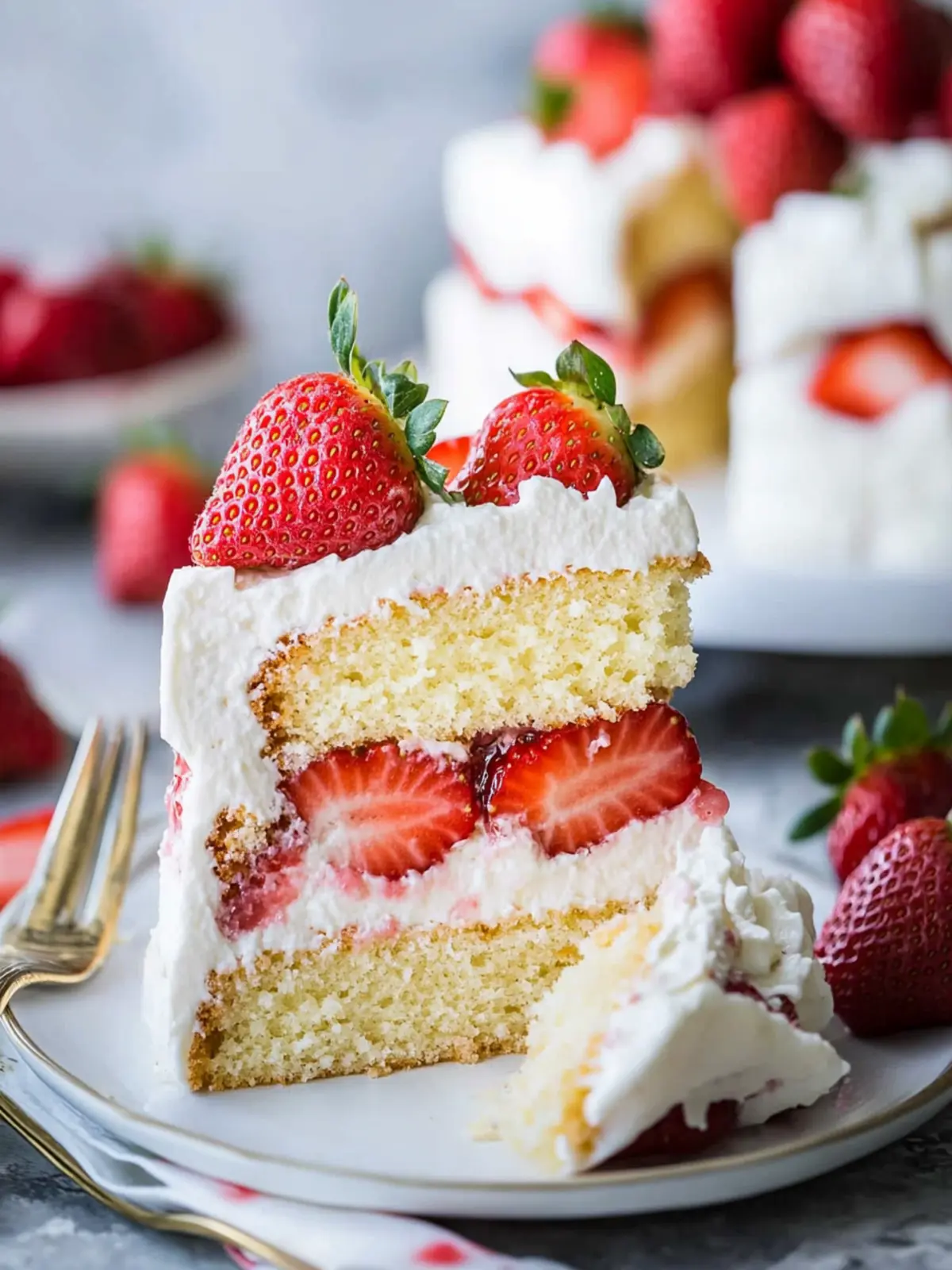 Decadent Strawberry Shortcake Cake You’ll Love to Make at Home 5 Strawberry Shortcake Cake