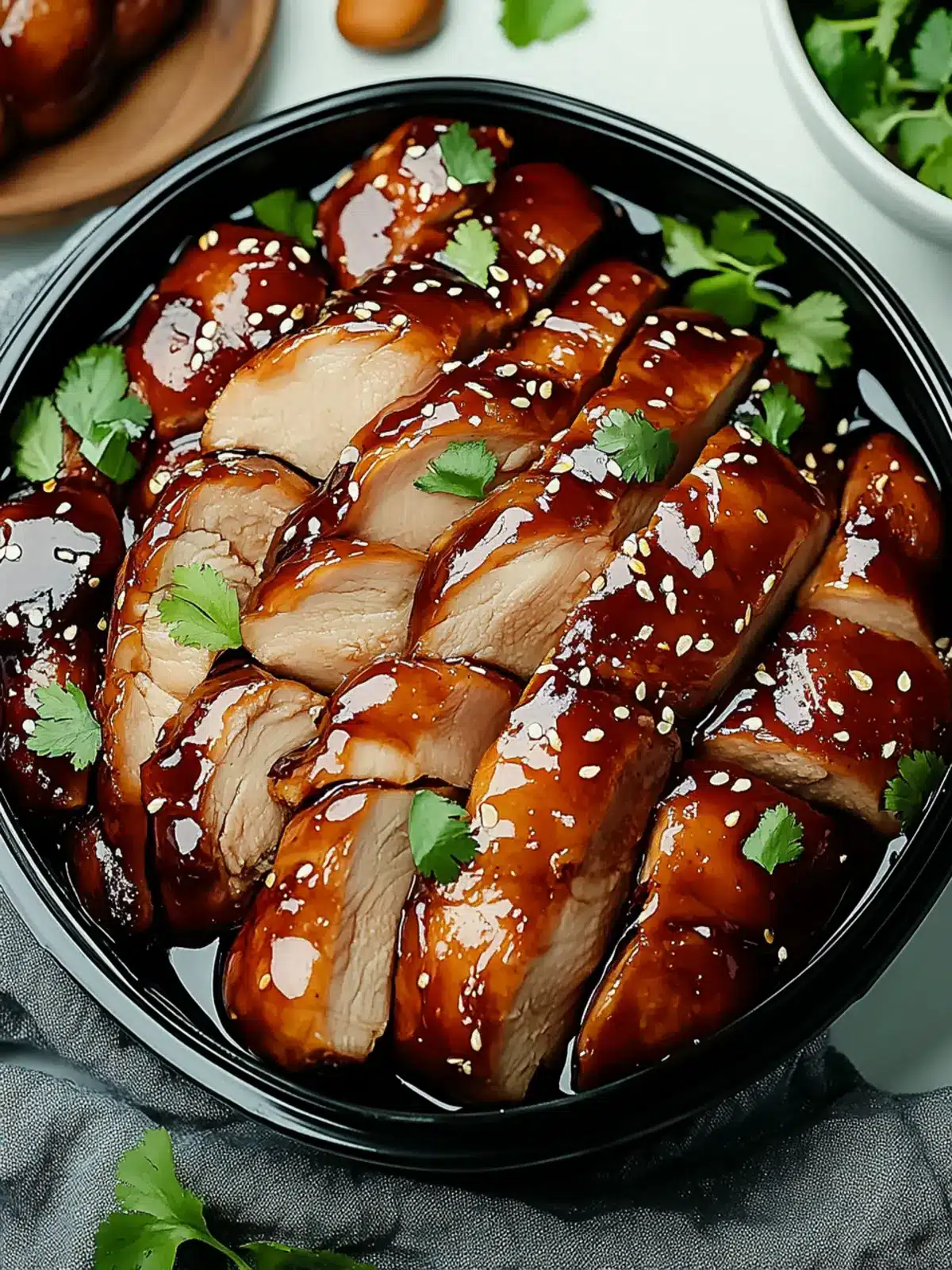 Mouthwatering Char Siu Chicken: Sweet & Savory Delight! 4 Char Siu Chicken