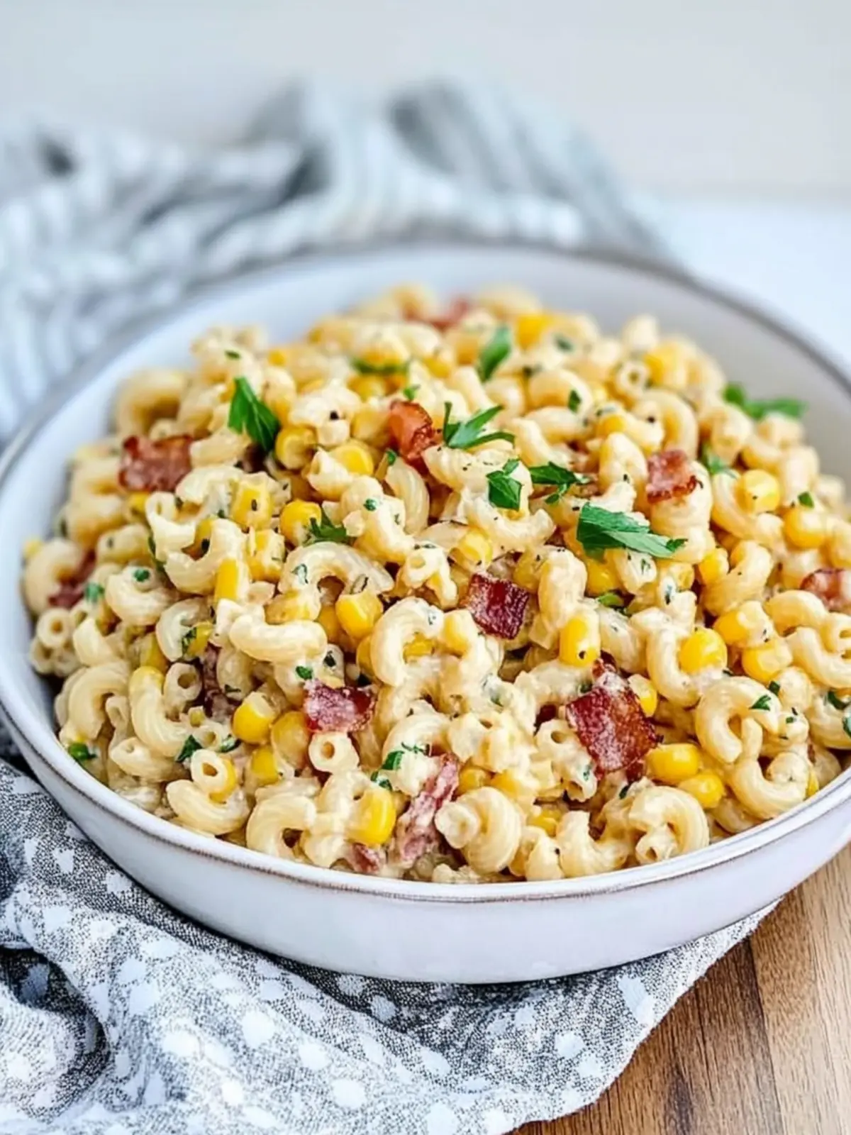 Crack Corn Pasta Salad with Bacon: A Zesty Summer Hit 5 Crack Corn Pasta Salad with Bacon