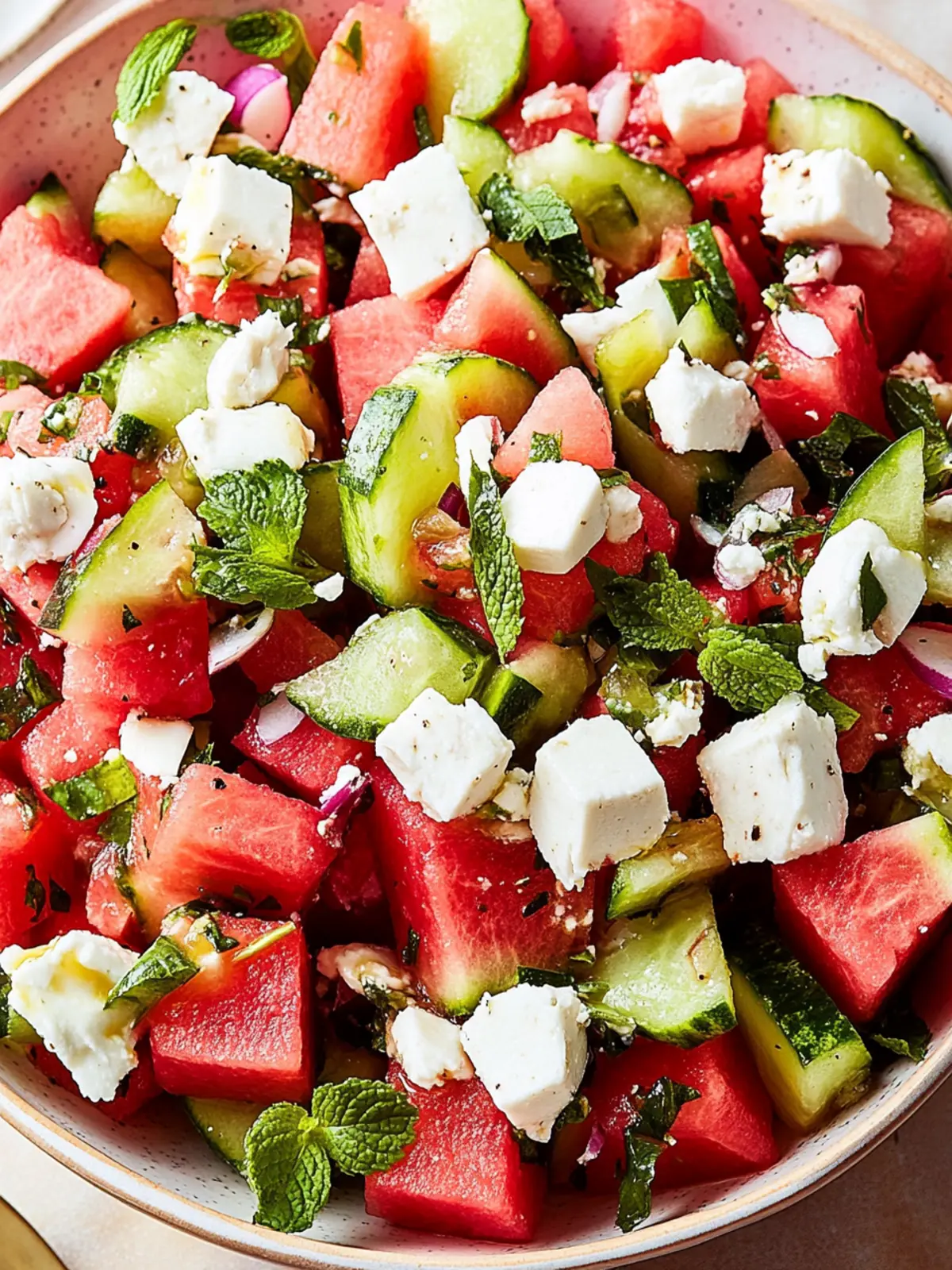 Watermelon-Feta Salad: Your Ultimate Refreshing Summer Fix 4 Watermelon-Feta Salad