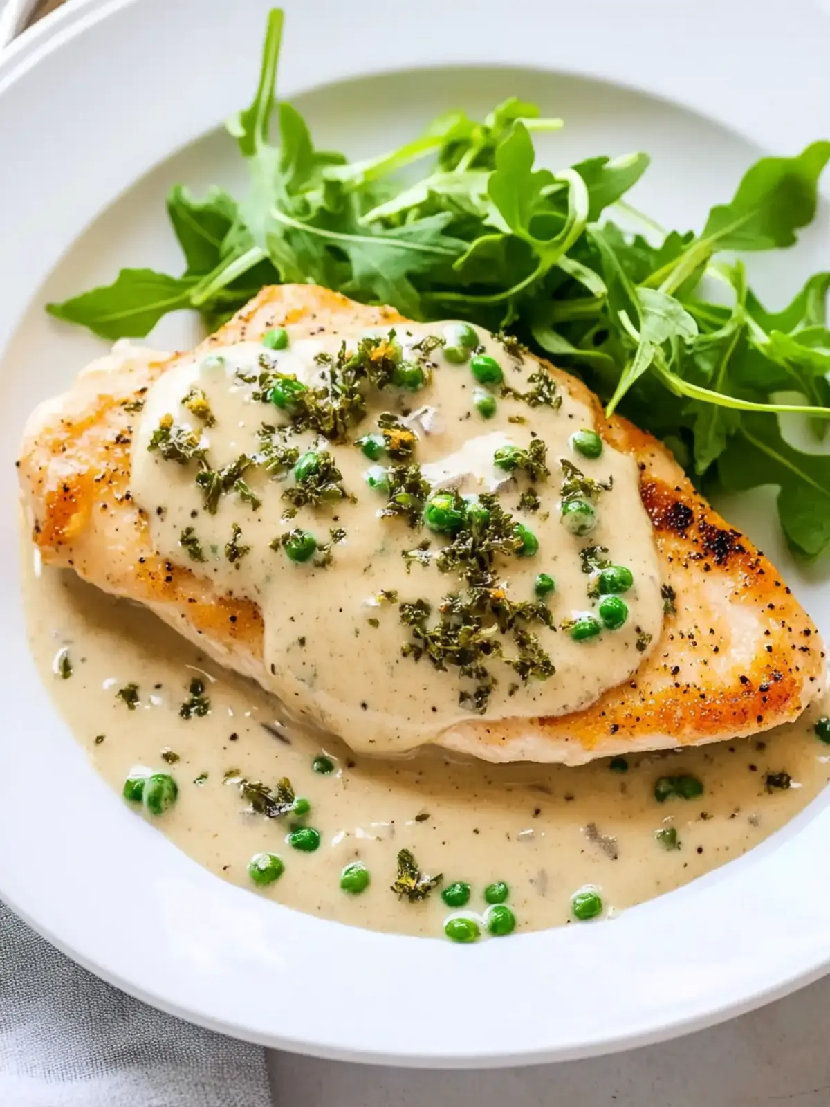 Chicken Breasts With Mustard Cream Sauce