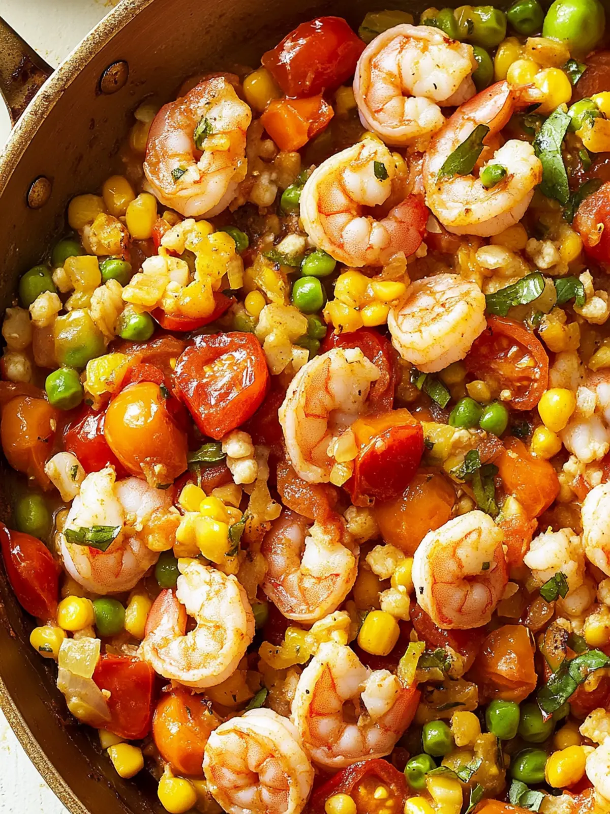 Shrimp & Tomato Succotash Skillet: Quick One-Pan Delight 5 Shrimp & Tomato Succotash Skillet