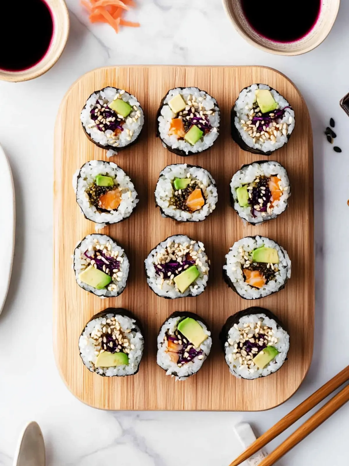 Make Maki Sushi Recipe Fun with Brown Rice & Fresh Veggies 5 Maki Sushi Recipe