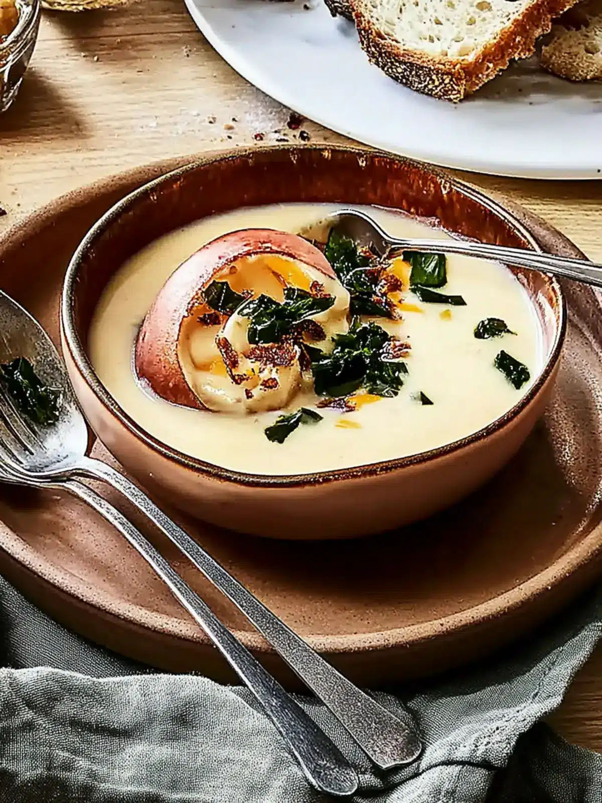 Creamy Slow-Cooker Cheddar Soup in Silky Pretzel Buns 4 Slow-Cooker Cheddar Soup